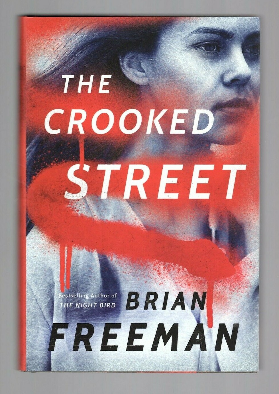 Brian Freeman THE CROOKED STREET 1st printing hardcover SIGNED with greeting New