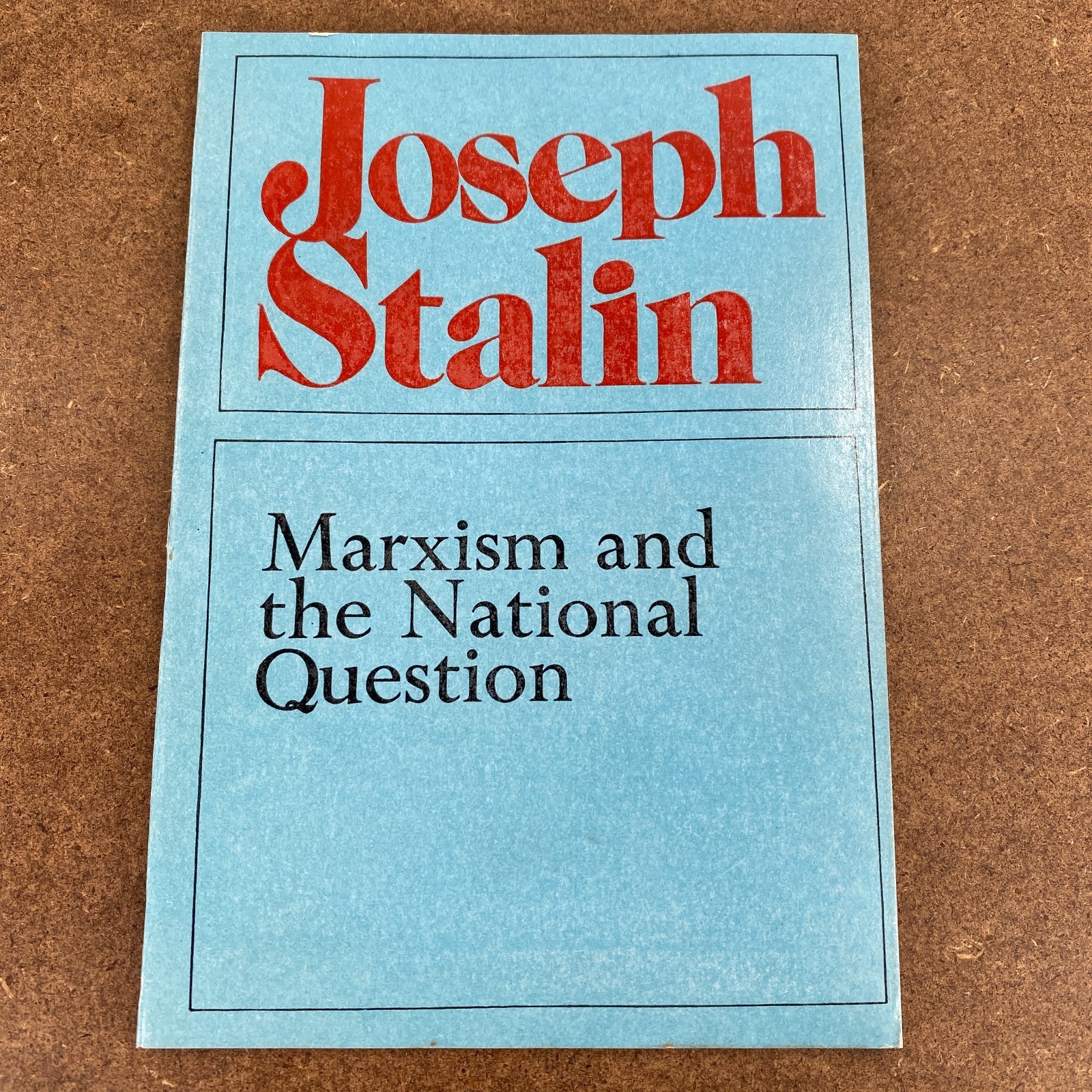Joseph Stalin Marxism and the National Question 1975 Mass Publications Paperback