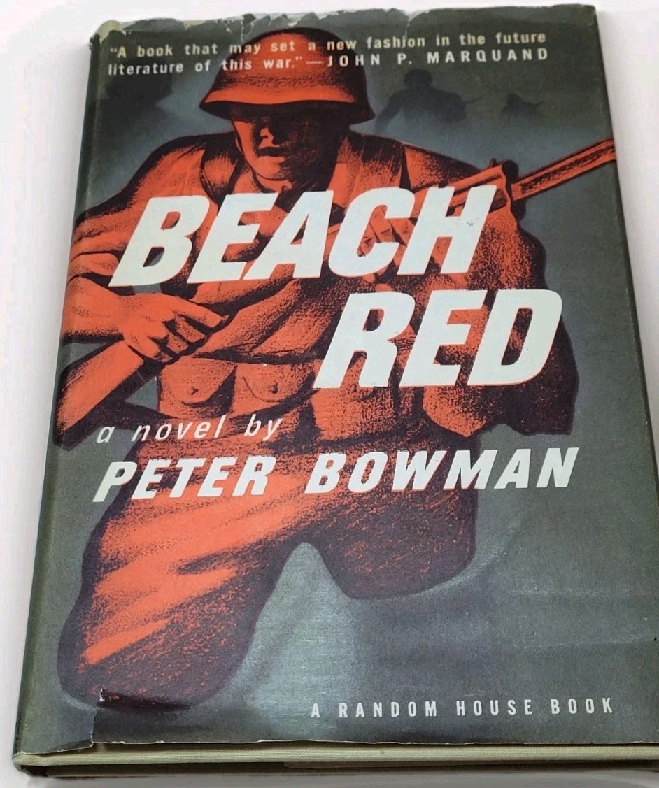 1945 Beach Red Peter Bowman Random House BCE Hardcover w/DJ WWII Novel