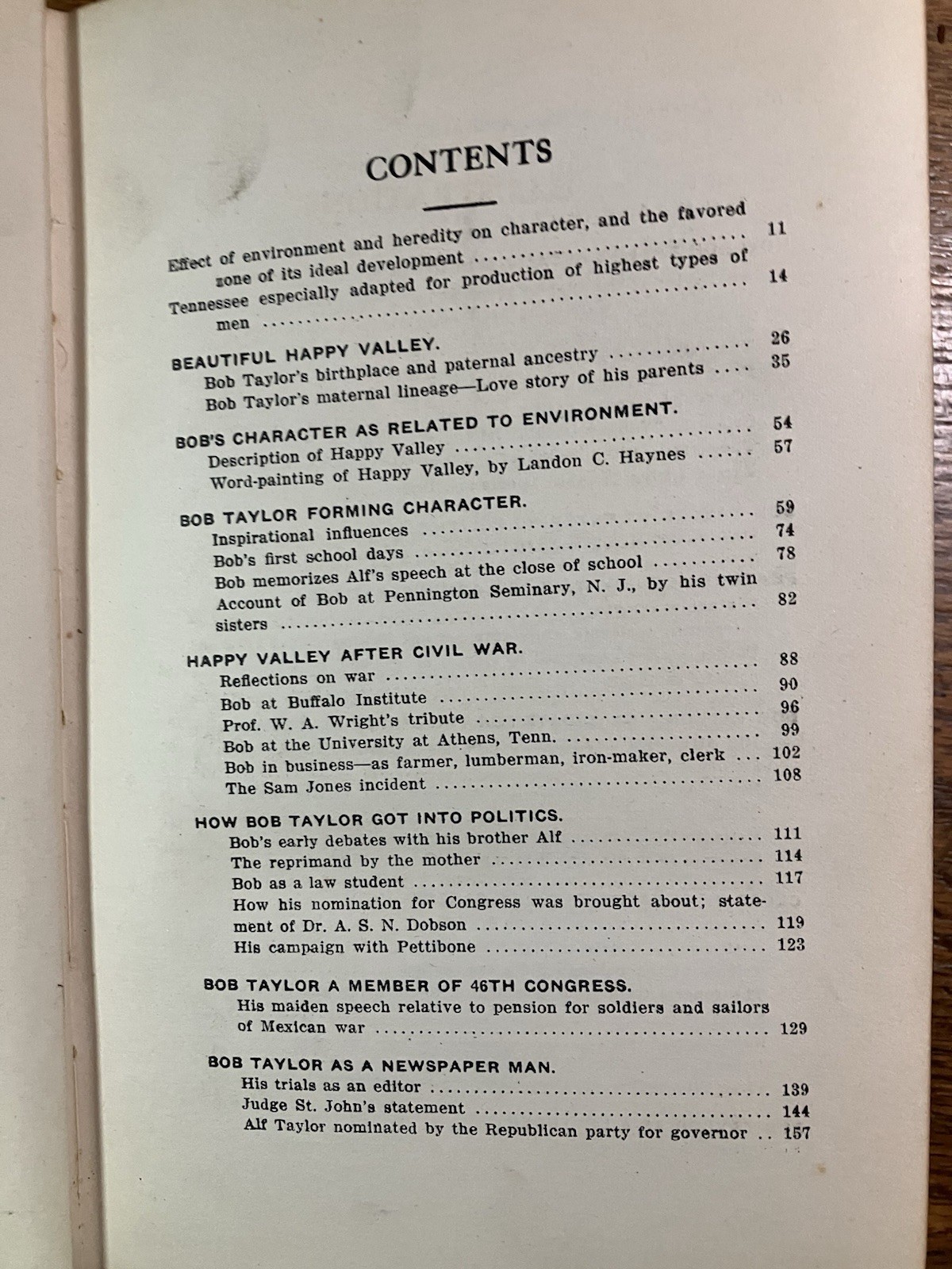 1913 – „Life and Career of Tennessee Senator – Robert Love Taylor“ – 1st Edition
