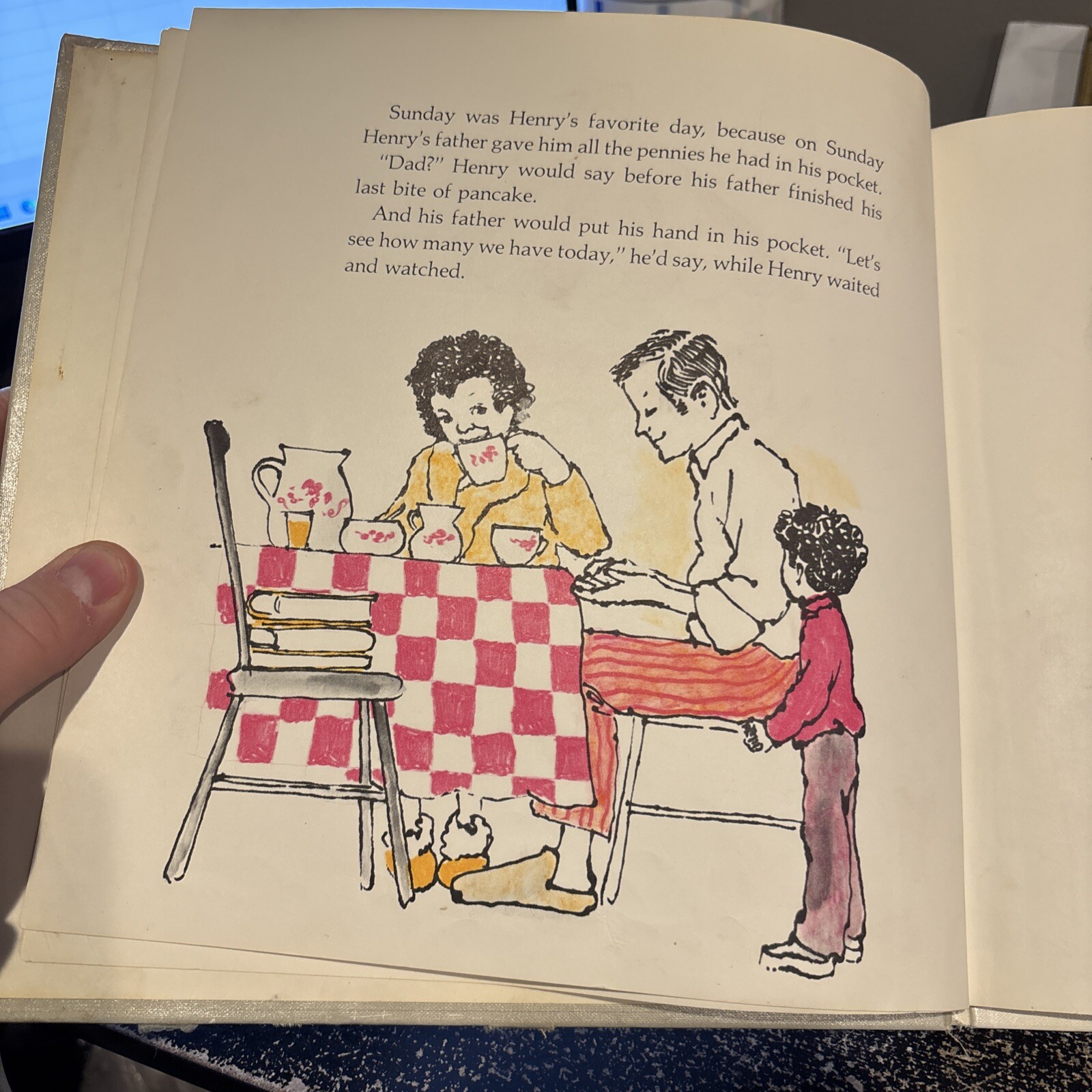 Vintage 1972 Children’s HC Henry’s Pennies Louise McNamara X-library Illustrated