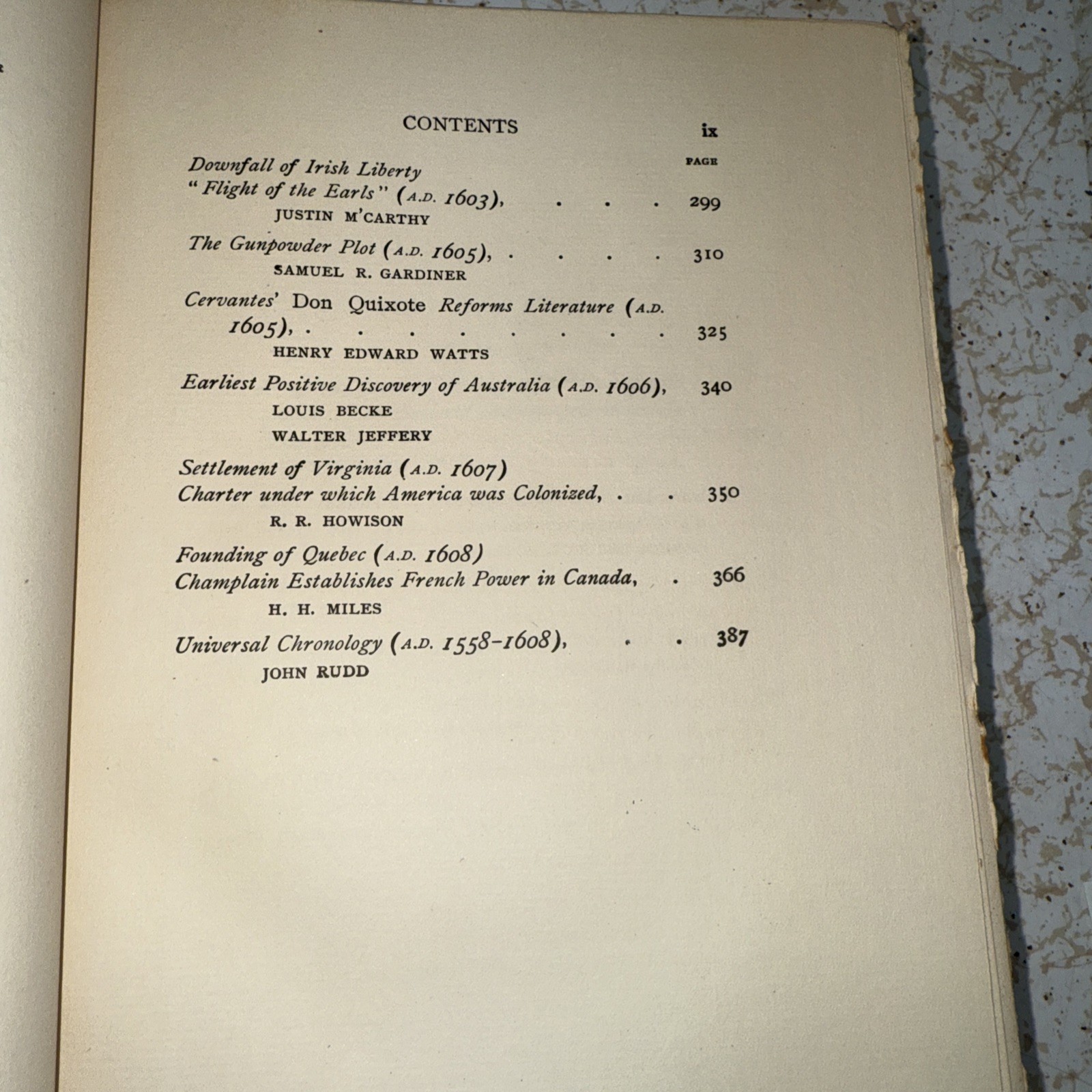 The Great Events by Famous Historians Volume X A.D. 1558-1608