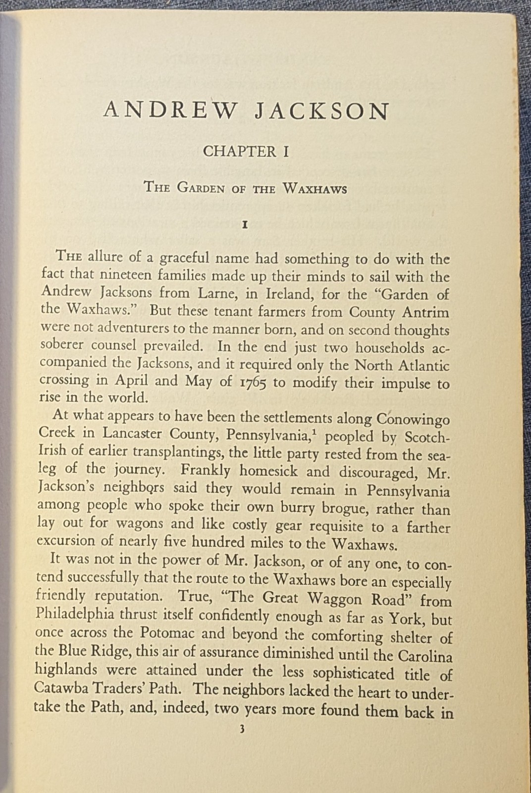 ANDREW JACKSON The Border Captain by Marquis James 1940 Garden City Pub HC