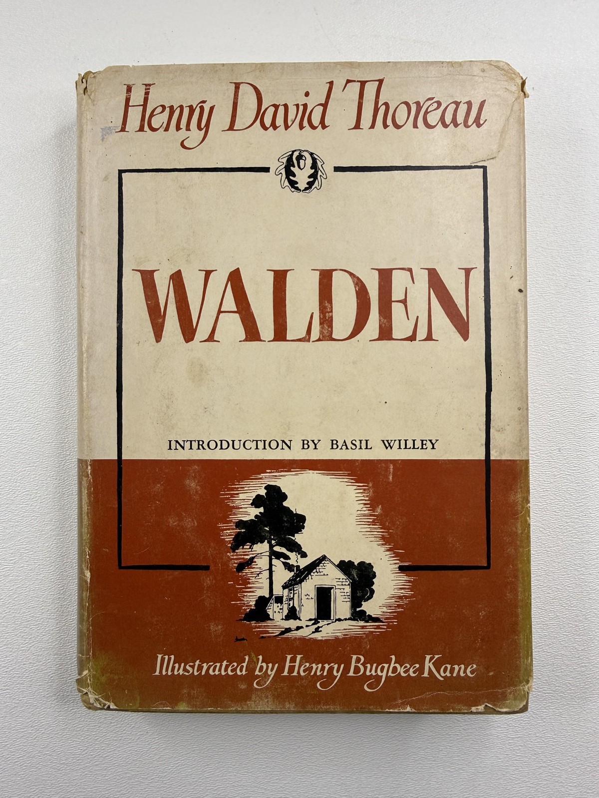 Vintage 1951 Walden Henry David Thoreau Bramhall House Brown HC Illustrated