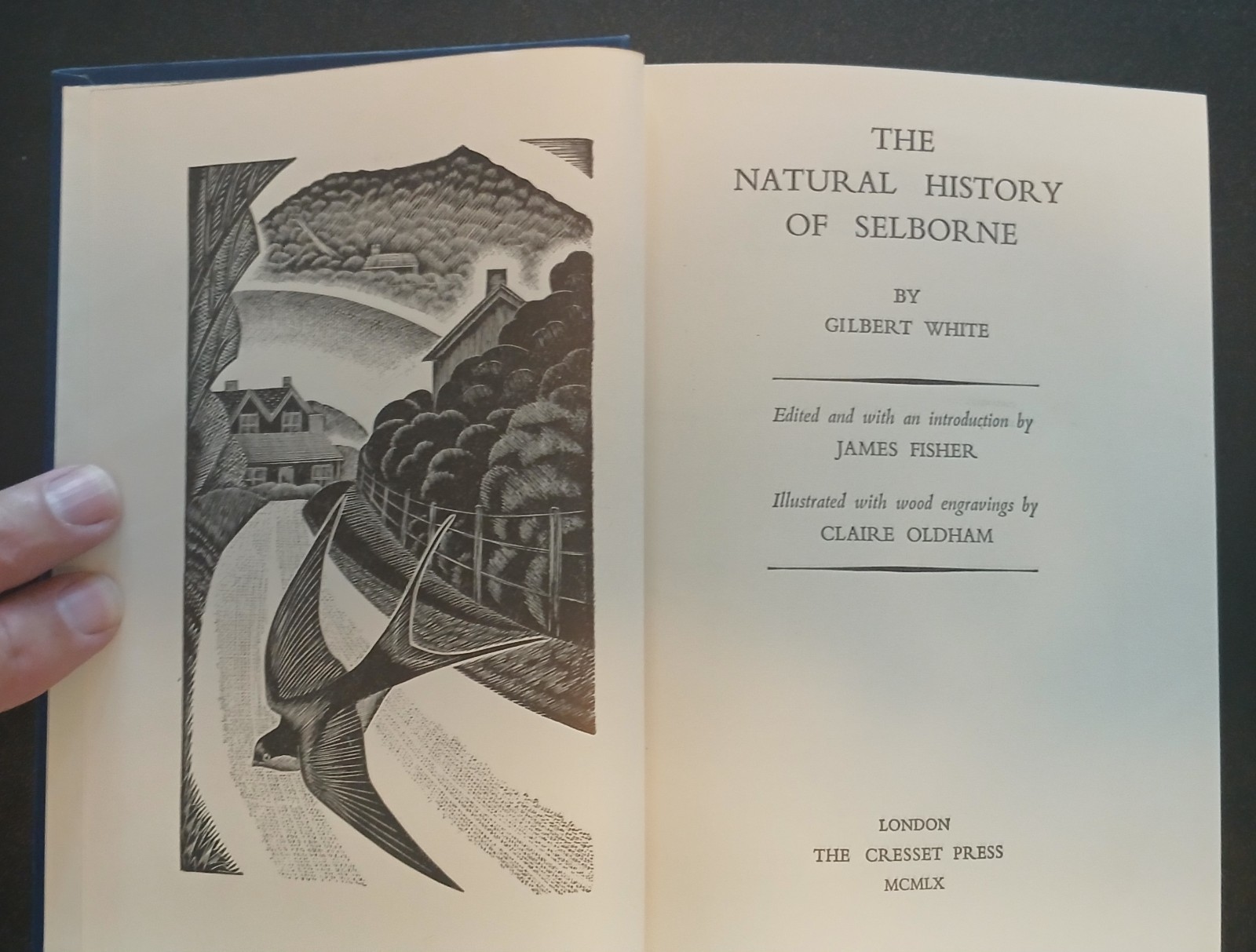 Gilbert White,THE NATURAL HISTORY Of SELBORNE, ,Ill. by Claire Oldham, 1960