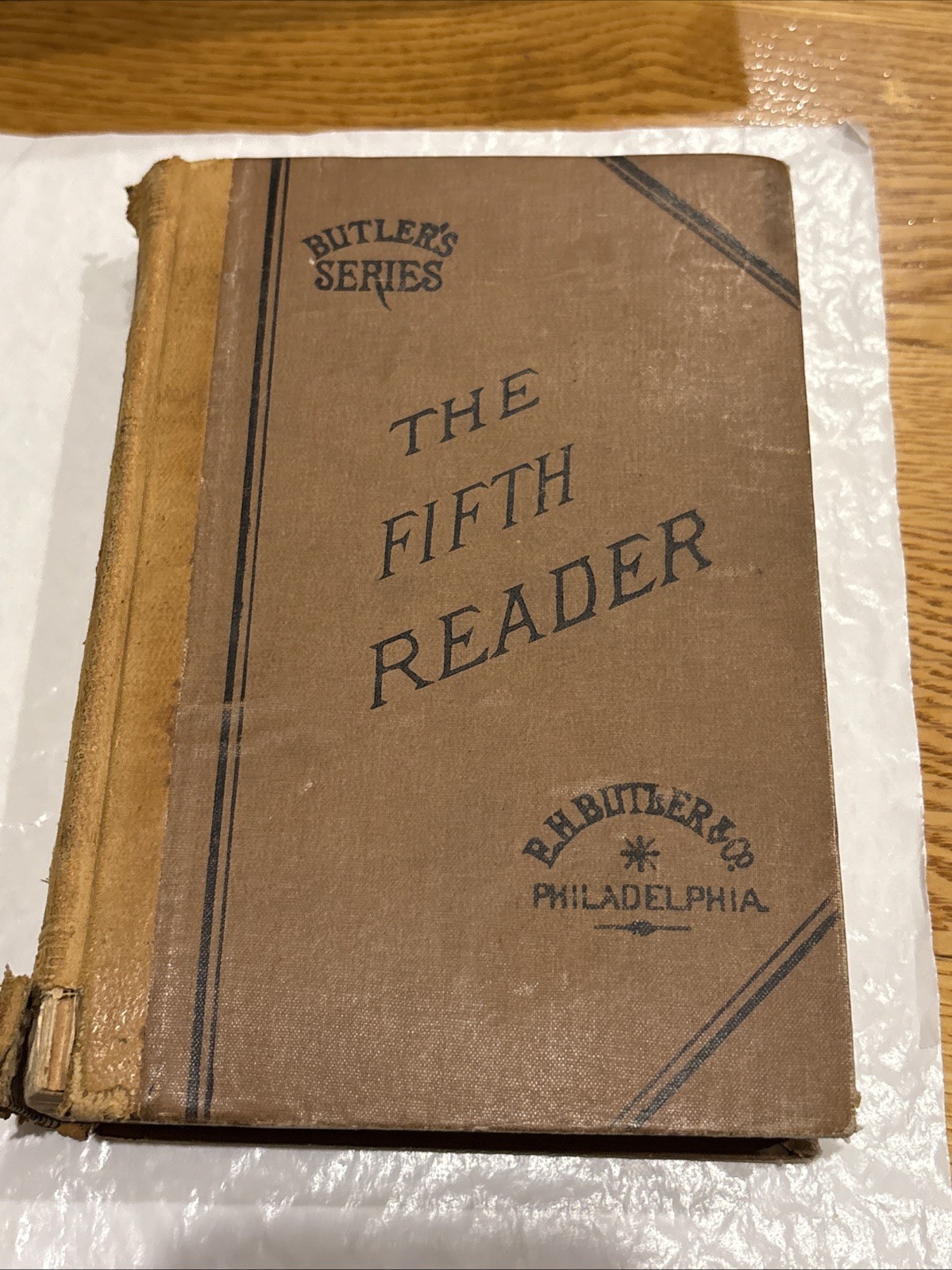 ATQ 1883 Butler’s Series “The Fifth Reader“ – E. H. Butler- Children’s Textbook
