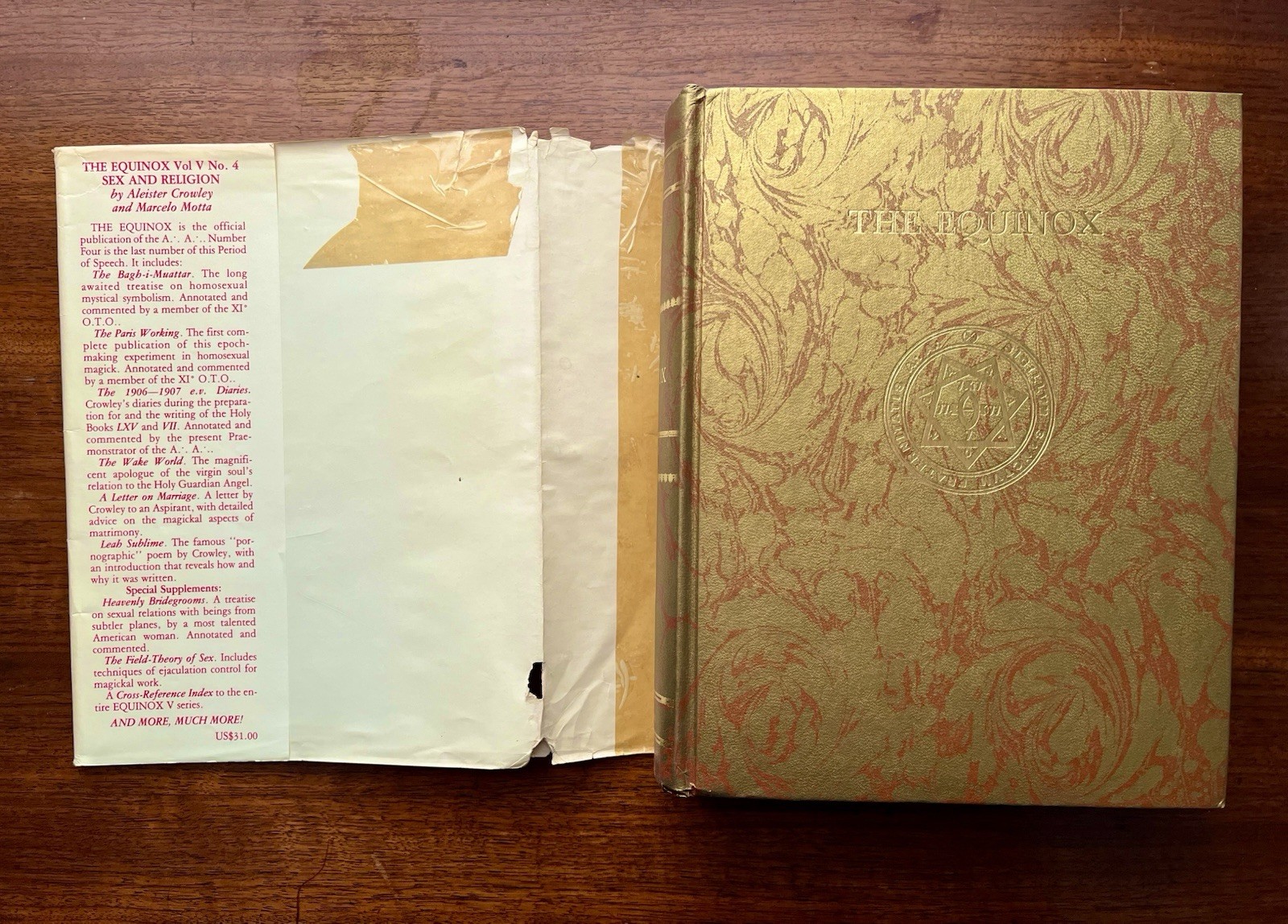The Equinox V, No. 4 Sex & Religion Aleister Crowley Occult Thelema Pub. 1981
