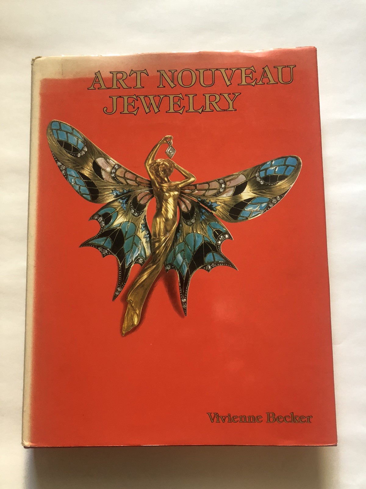 ART NOUVEAU JEWELRY VIVIENNE BECKER HC DJ 1ST EDITION 1985