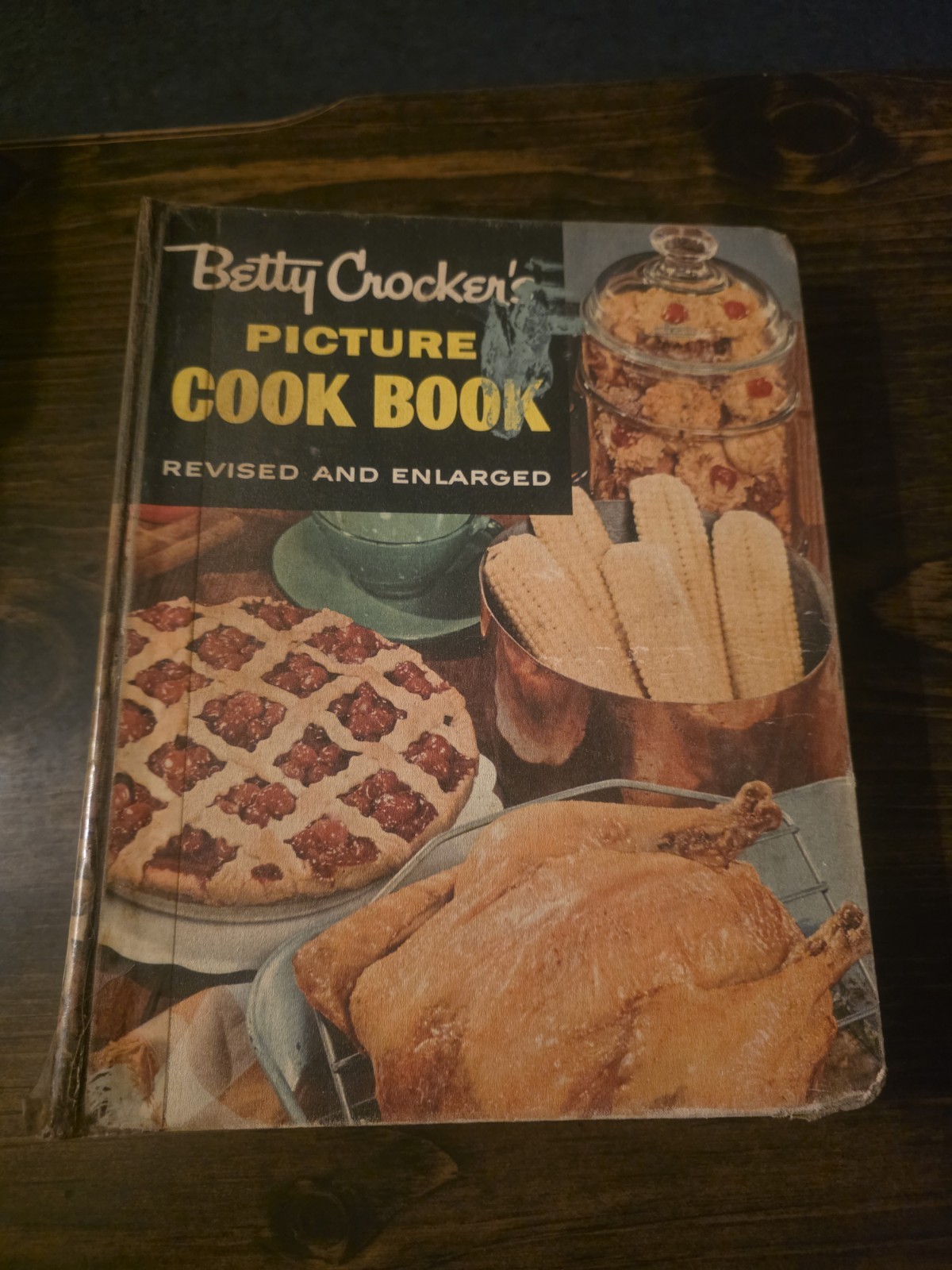 Vintage 1956 Betty Crocker’s Picture Cook Book Revised Enlarged 5 Ring Binder