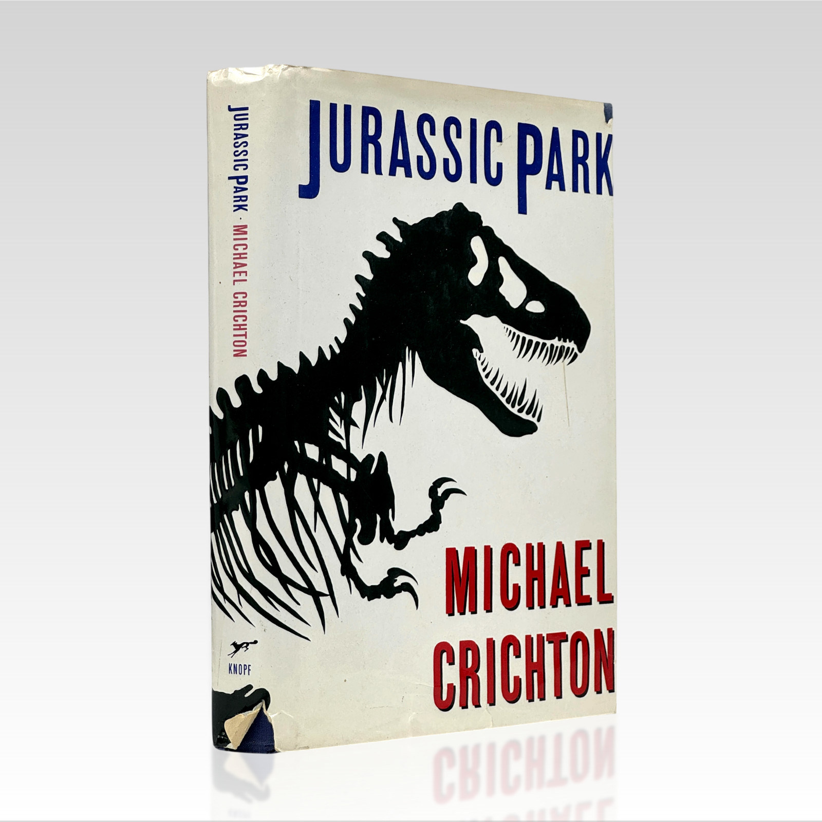 1993 MICHAEL CRICHTON. Jurassic Park. 6th Print VINTAGE HC VG