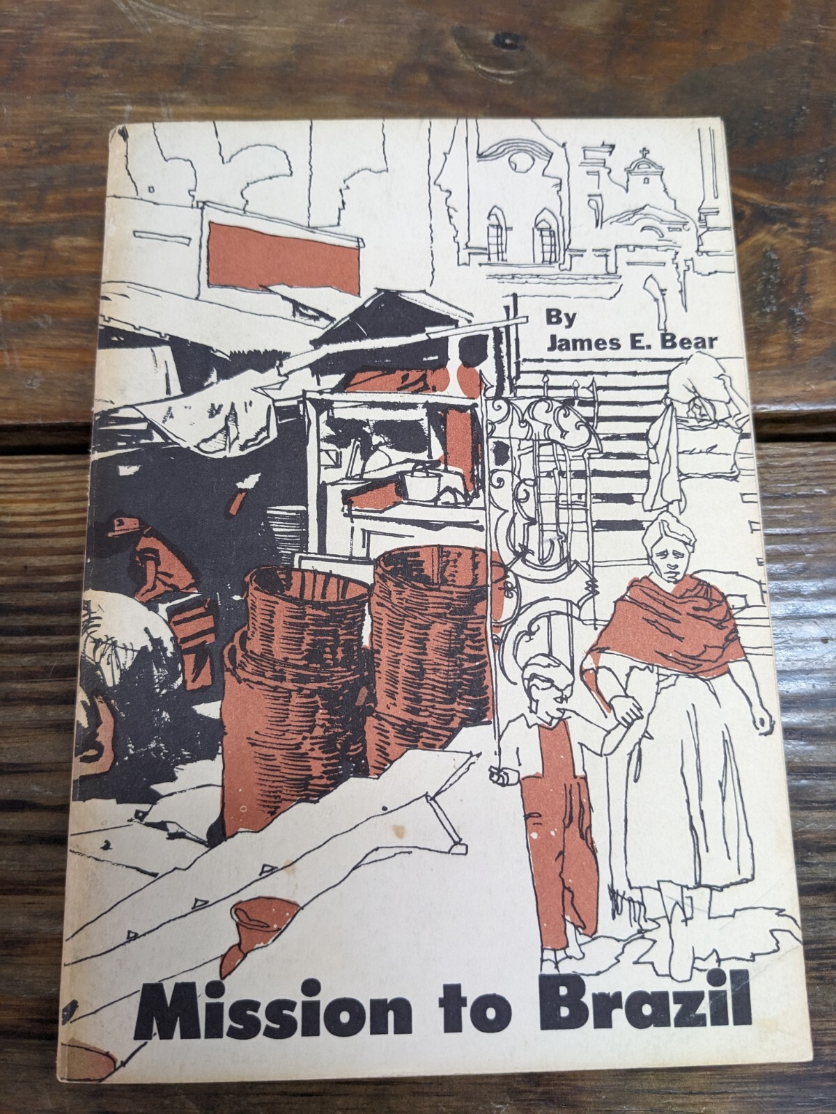 Mission To Brazil by James E. Bear 1961 Paperback W/map attached