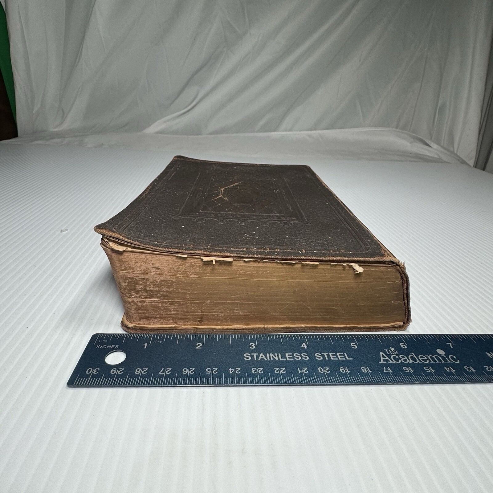 The System Study Bible 1927 Revised and Enlarged Edition Leather (Rare) AS IS