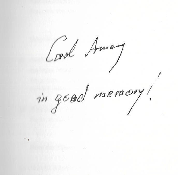 Carl Amery Letters to Wealth SIGNED Dedication FIRST EDITION Dust Jacket