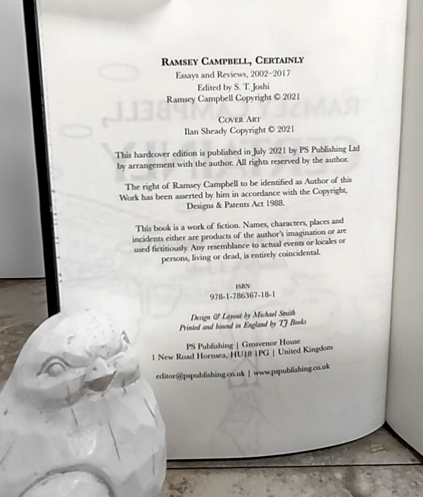 Ramsey Campbell, Certainly Signed by Ramsey Campbell – Limited Slipcased Edition