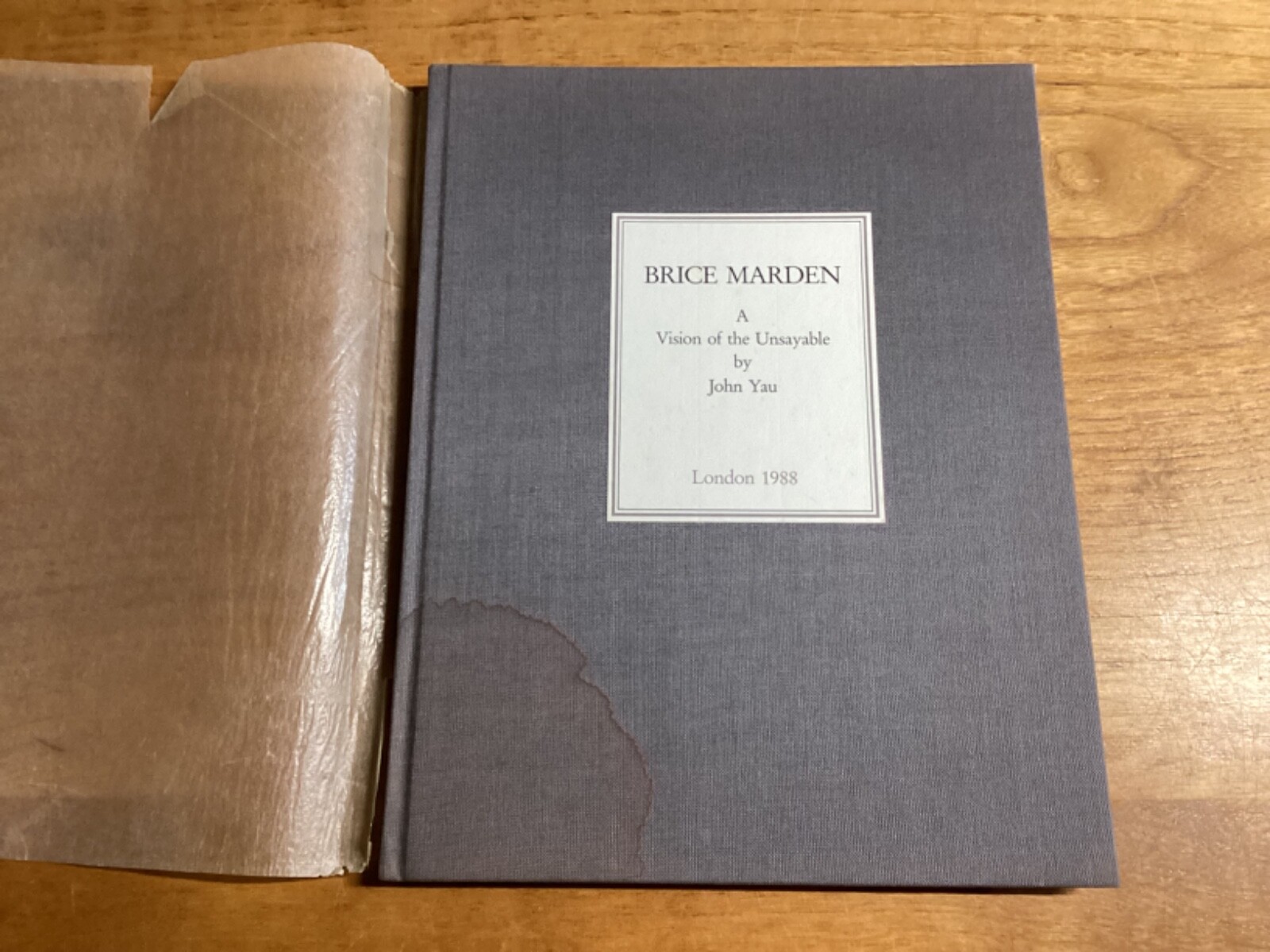 1988-1997 Rare Gallery Catalogues On The Art Of Brice Marden – See Below