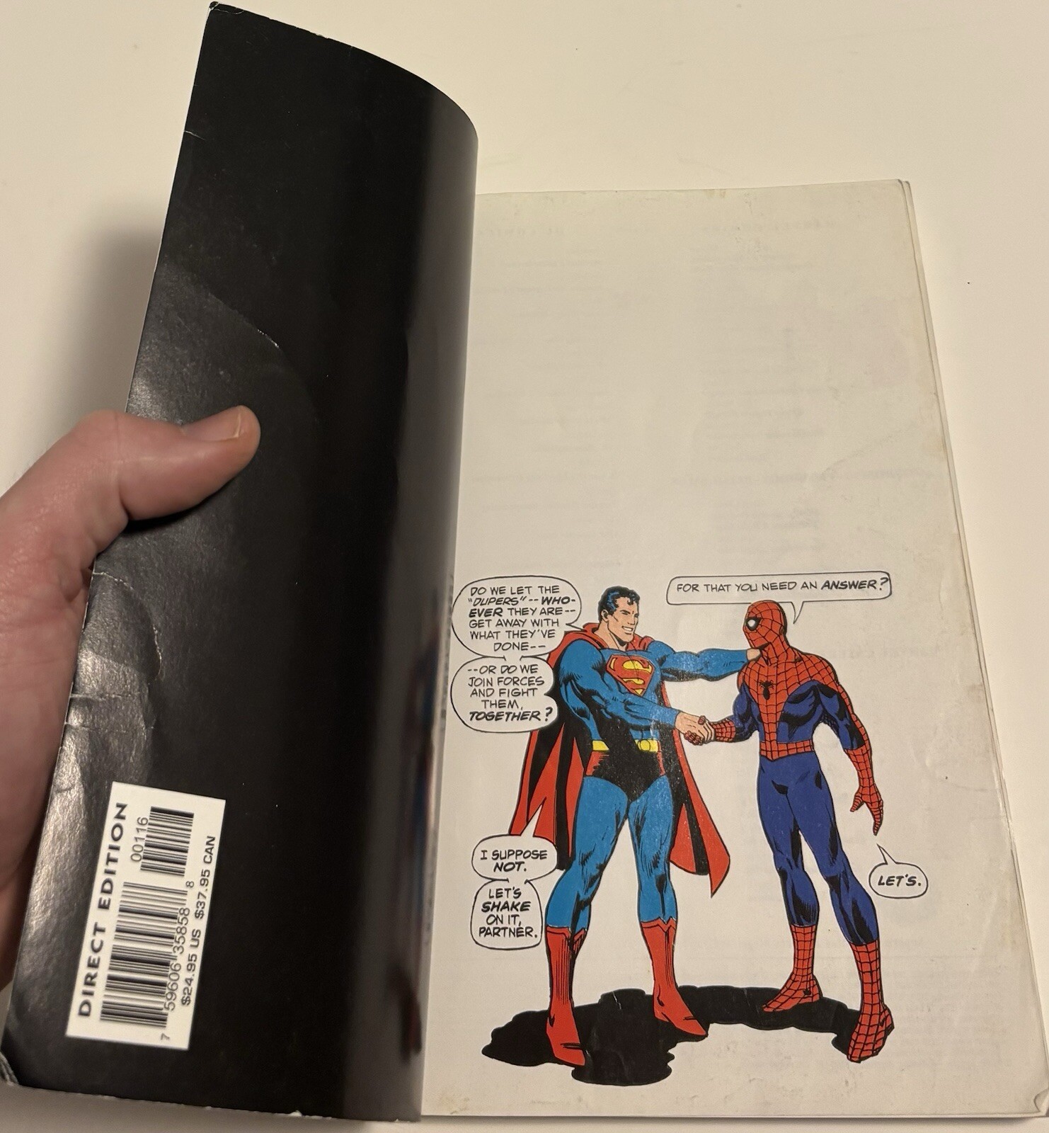 Marvel DC Crossover Classics Comic Books Volume 1 One Batman Superman Spiderman