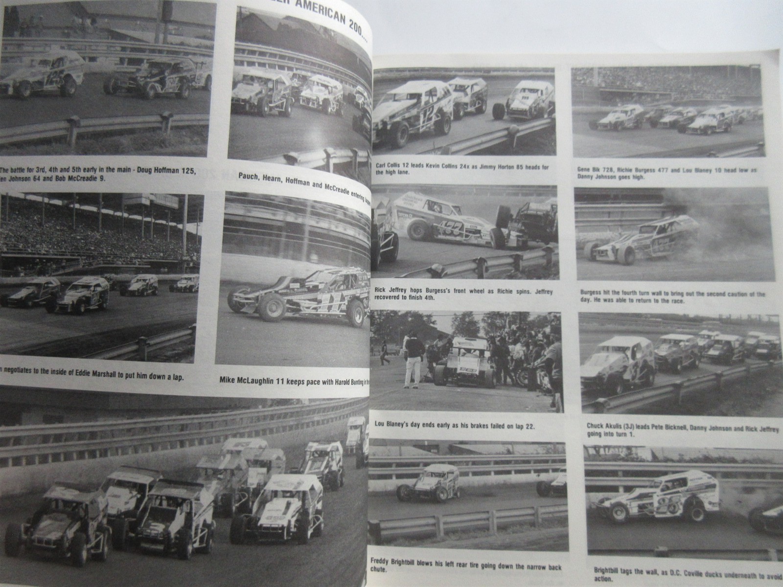1987 Super Dirt Week Program Miller 300 Syracuse NY Fairgrounds