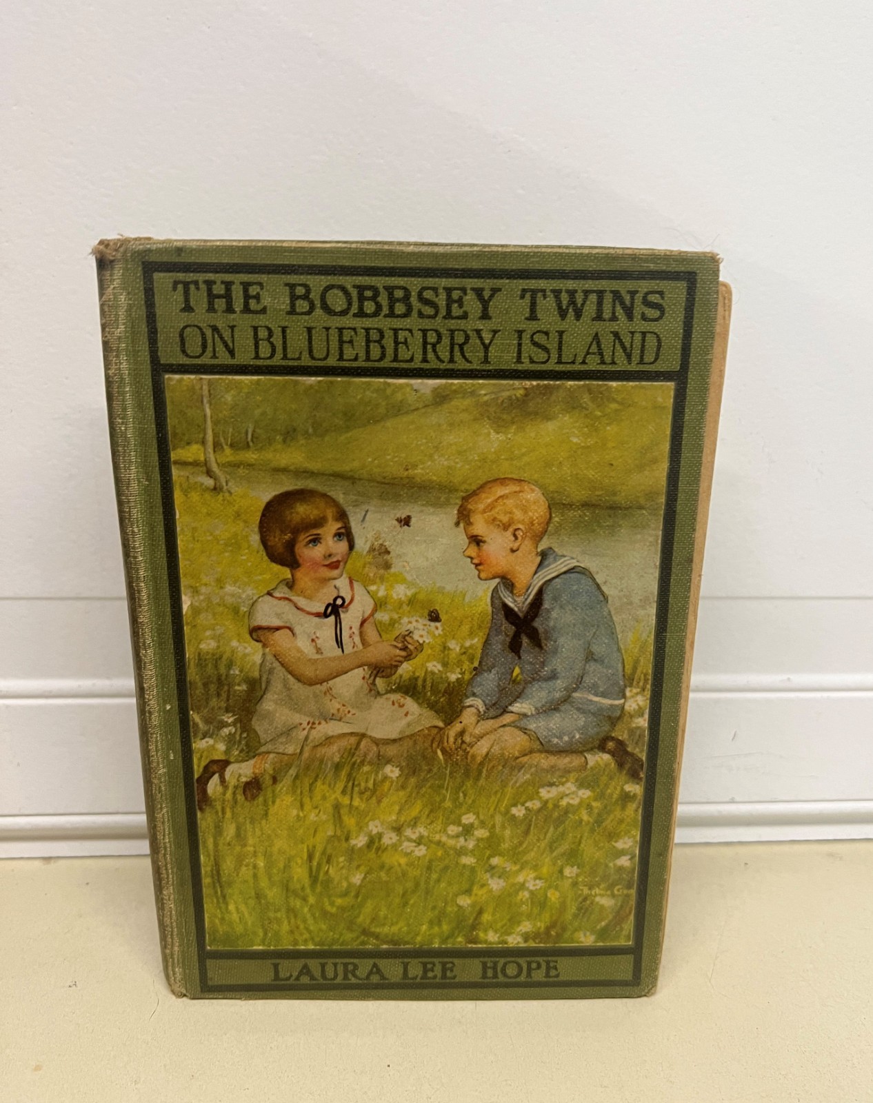 Vintage 1917 The Bobbsey Twins on Blueberry Island by Laura Lee Hope Hardcover
