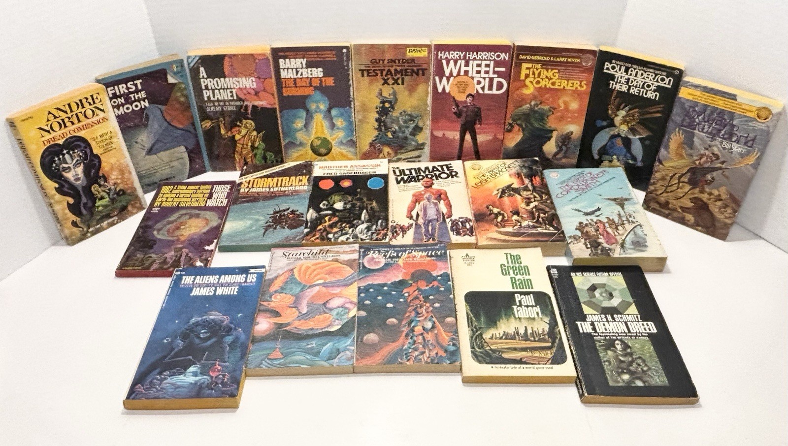 Vintage 60’s-70’s Sci-Fi Paperbacks Lot Of 20 | Norton, Niven, Pohl & More