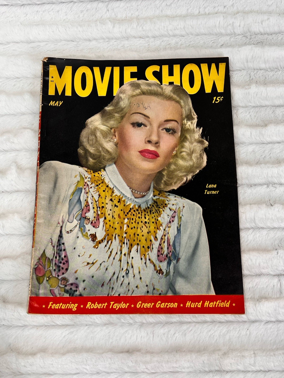 MOVIE SHOW May 1946 LANA TURNER Magazine NONFICTION Showbiz ROBERT TAYLOR