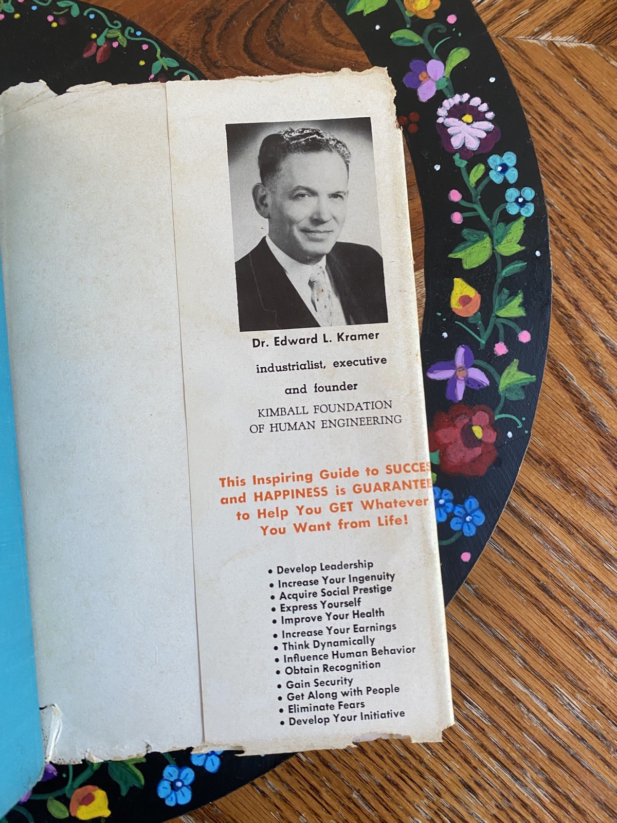 SIGNED Pathways to Power Edward Kramer 1955 w/DJ Kimball Press Synchromantics