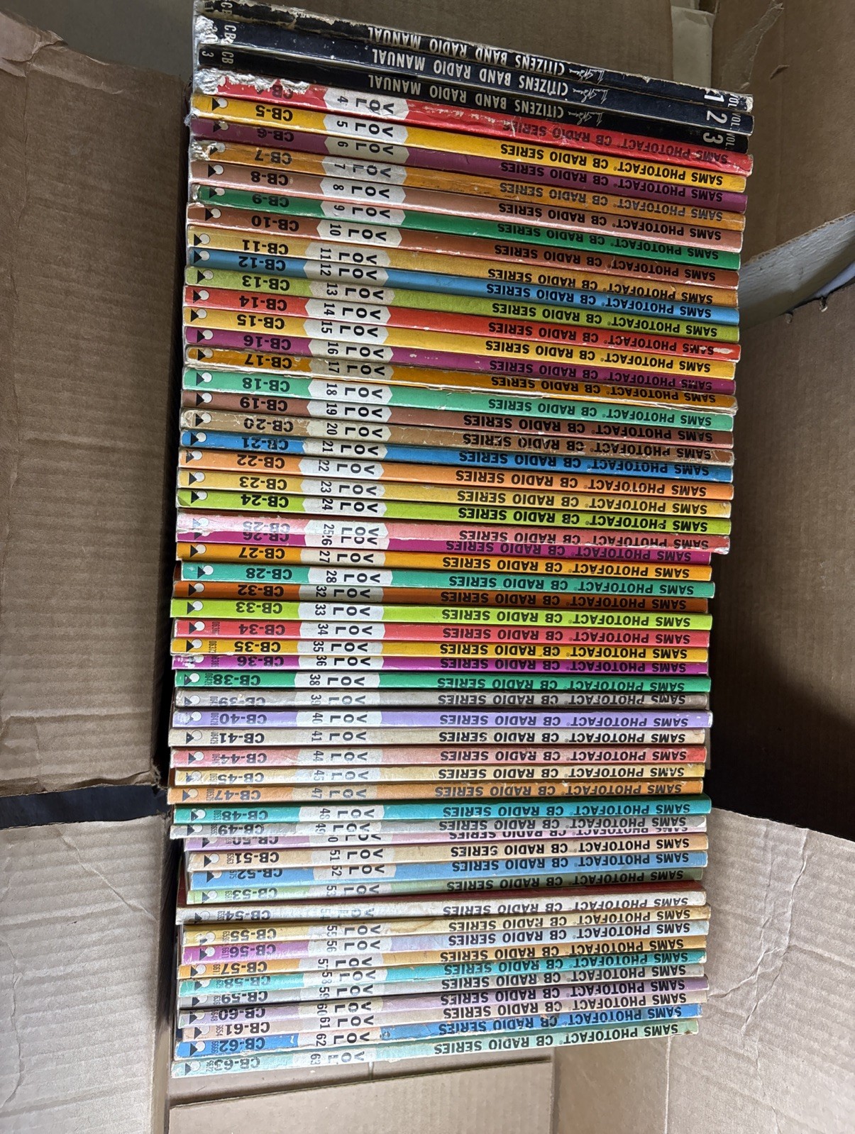 Sams Photofact CB Radio Series Books lot of 56