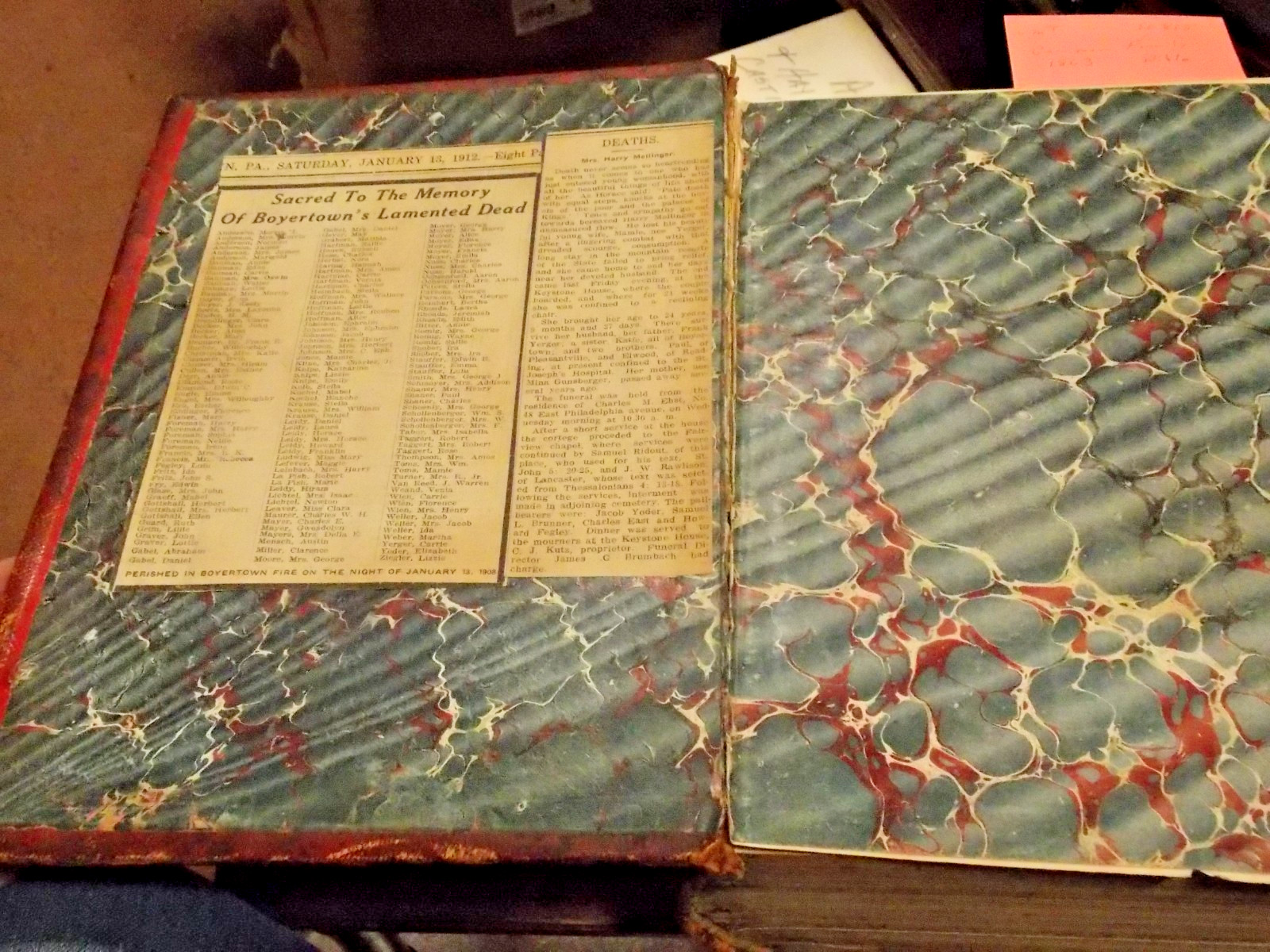 Antique 1863 – German Bible -Printer Kohler Philadelphia, Pa.