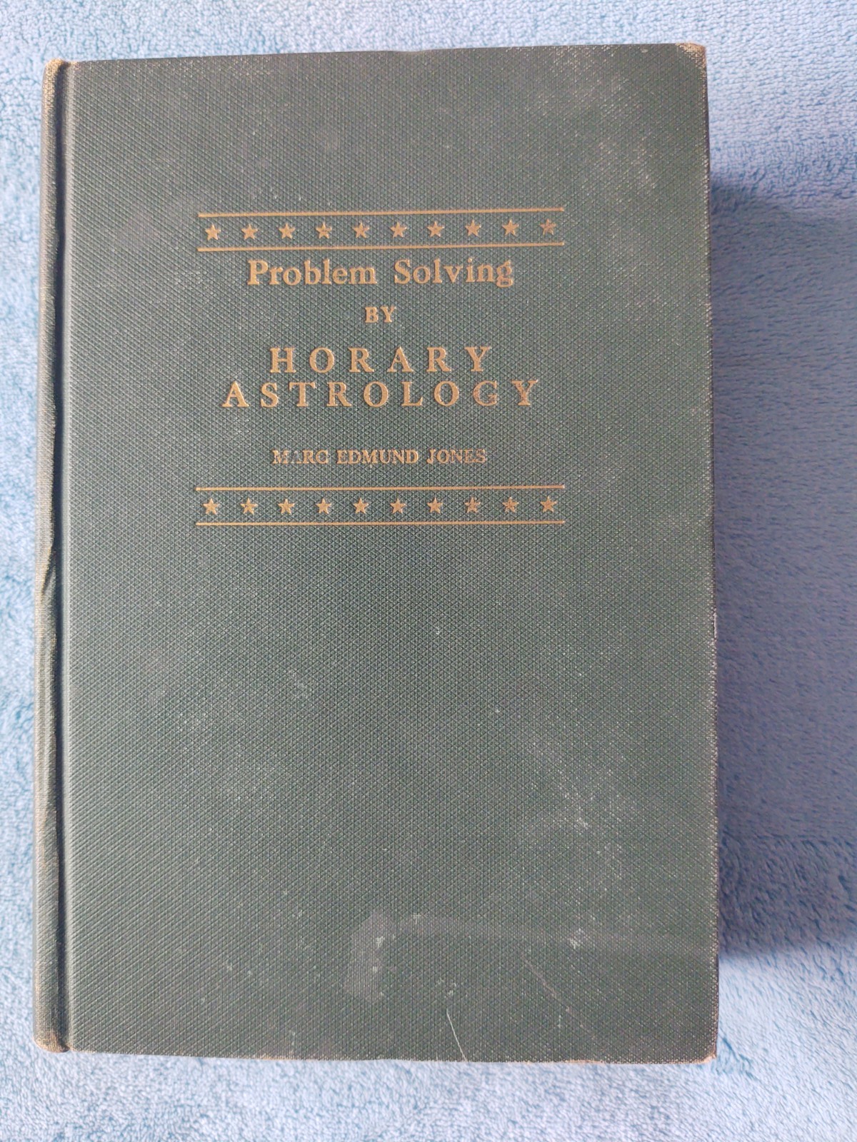 Problem Solving by Horary Astrology Marc Edmund Jones 1946 HC First Edition