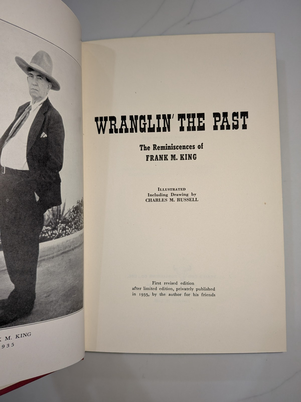 Wranglin‘ The Past – Frank M. King – 1946 – Trail’s End – Hardcover w/ DJ