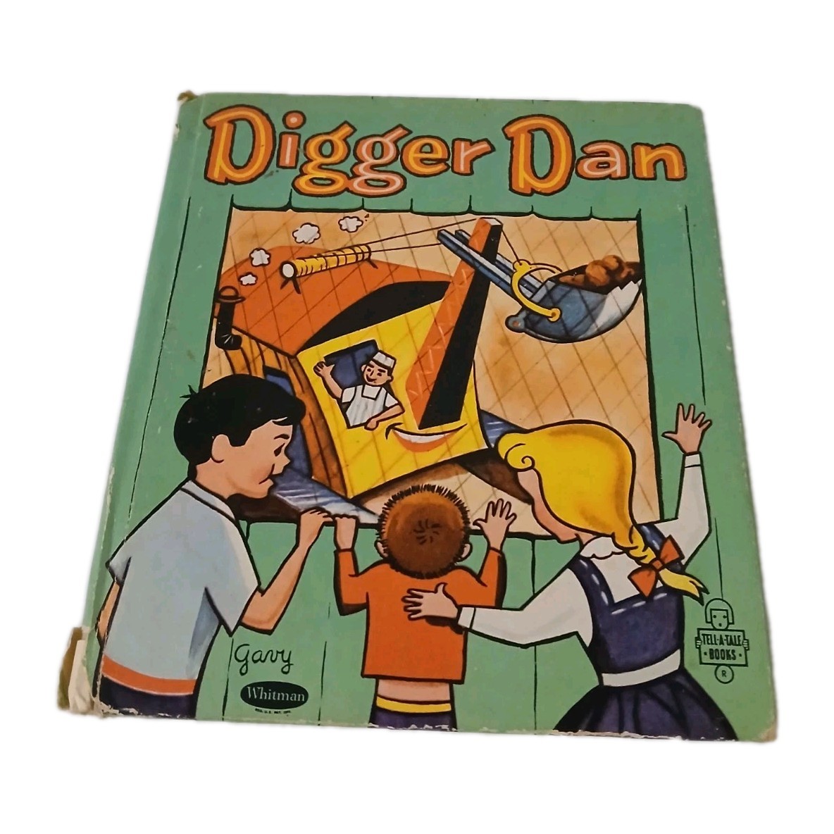 vintage Digger Dan by Patricia Lynn – Whitman Tell-A-Tale Book Children See…
