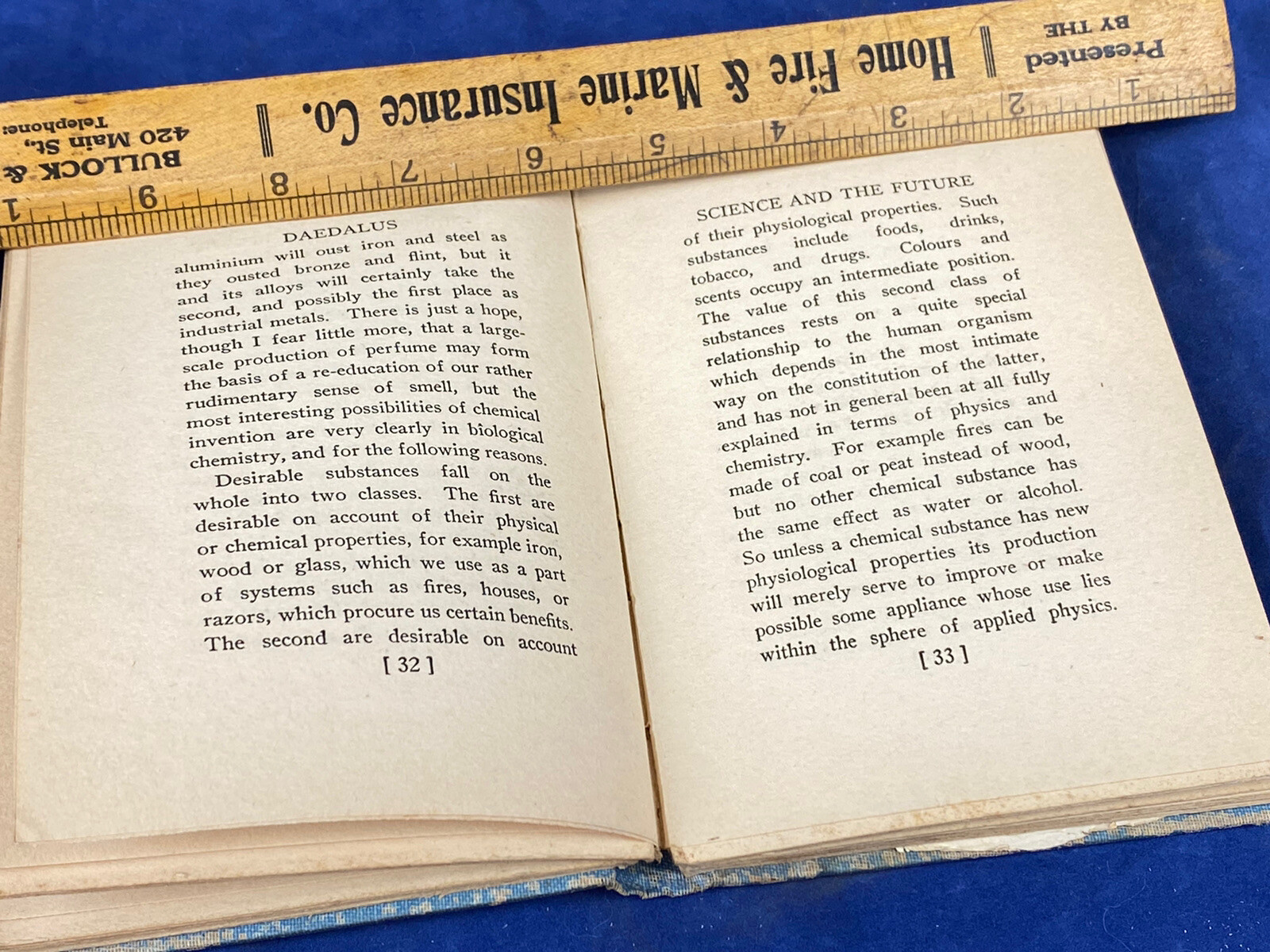 1924 DAEDALUS or Science & The Future, J.B.S. Haldane ~ 1st Ed. E.P. Dutton Publ