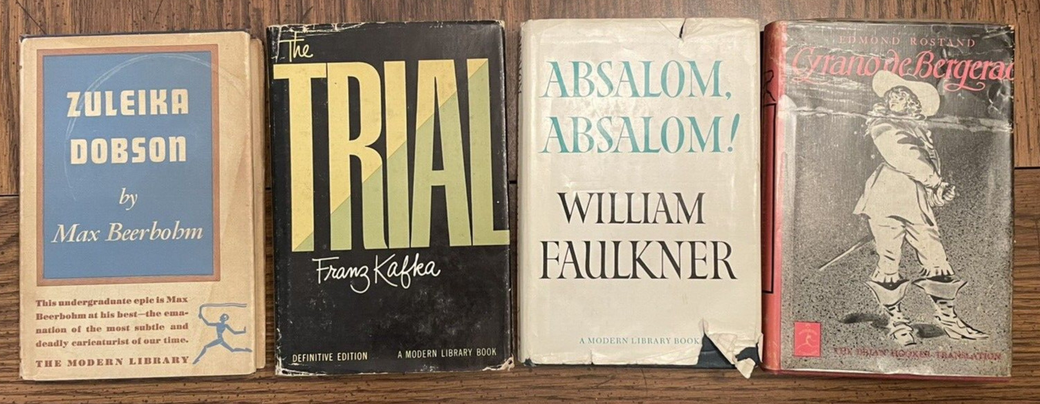 Modern Library – Lot of 4 – Literature – HB in DJ – Lot #5