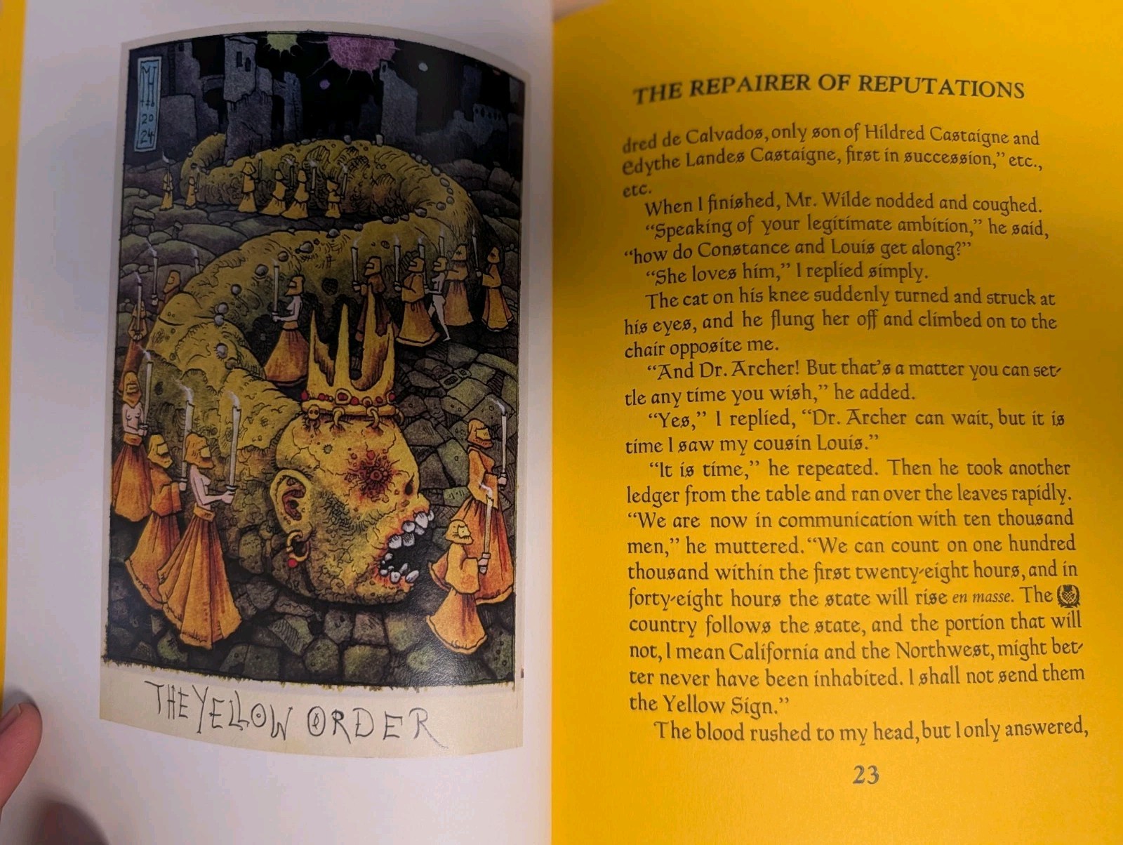 ?Chambers THE KING IN YELLOW THE REPAIRER Pegana Press Letterpress Ltd /65