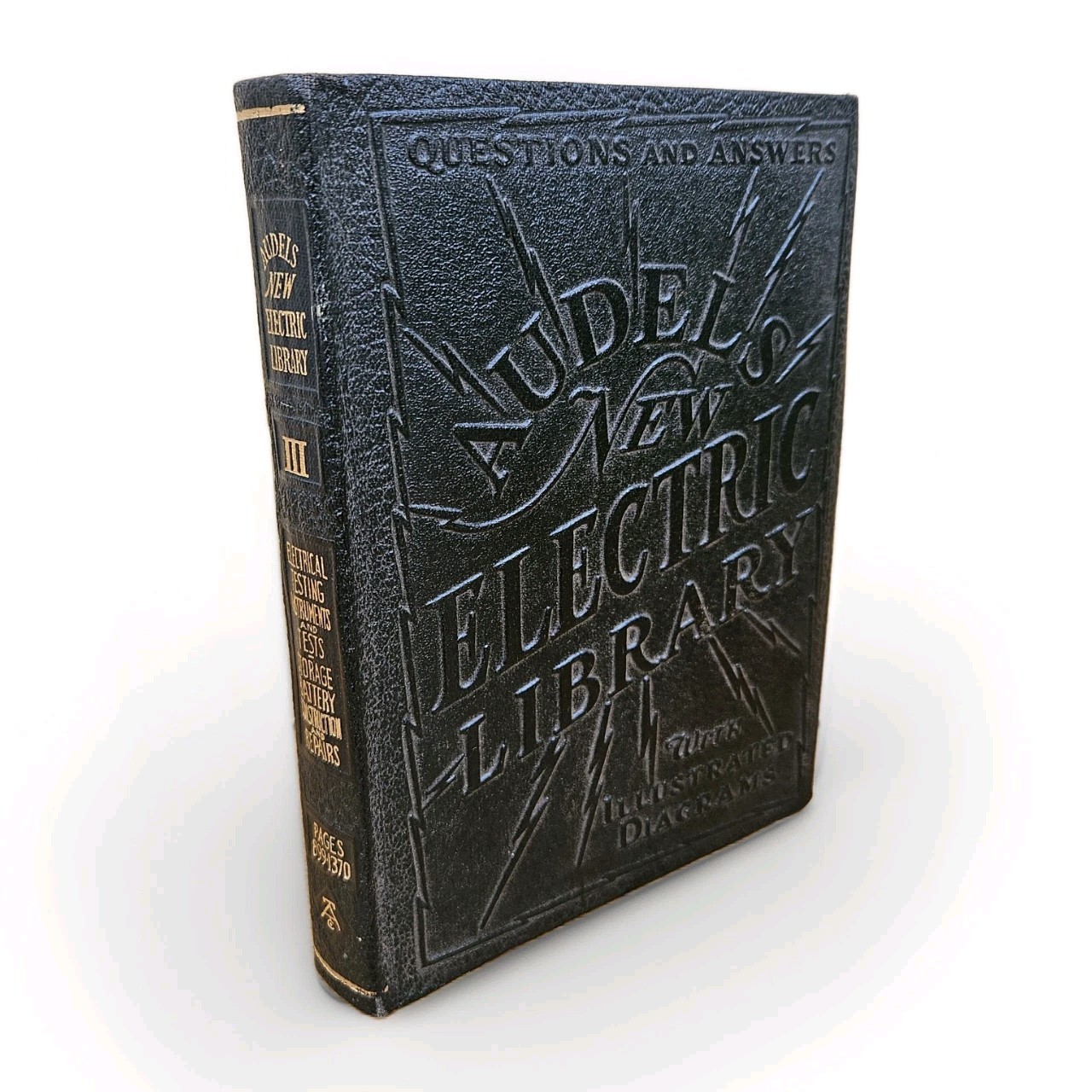 Audels 1948 New Electric Science Library Vol III Pages 899-1370 Free Shipping
