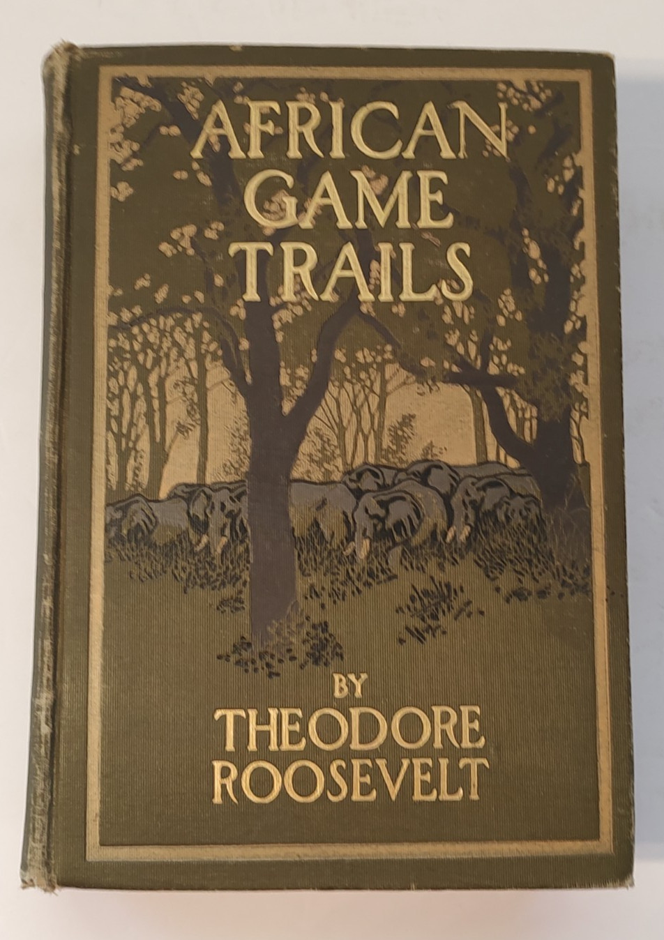 AFRICAN GAME TRAILS by Theodore Roosevelt 1st Ed Hardcover Illustrated 1910