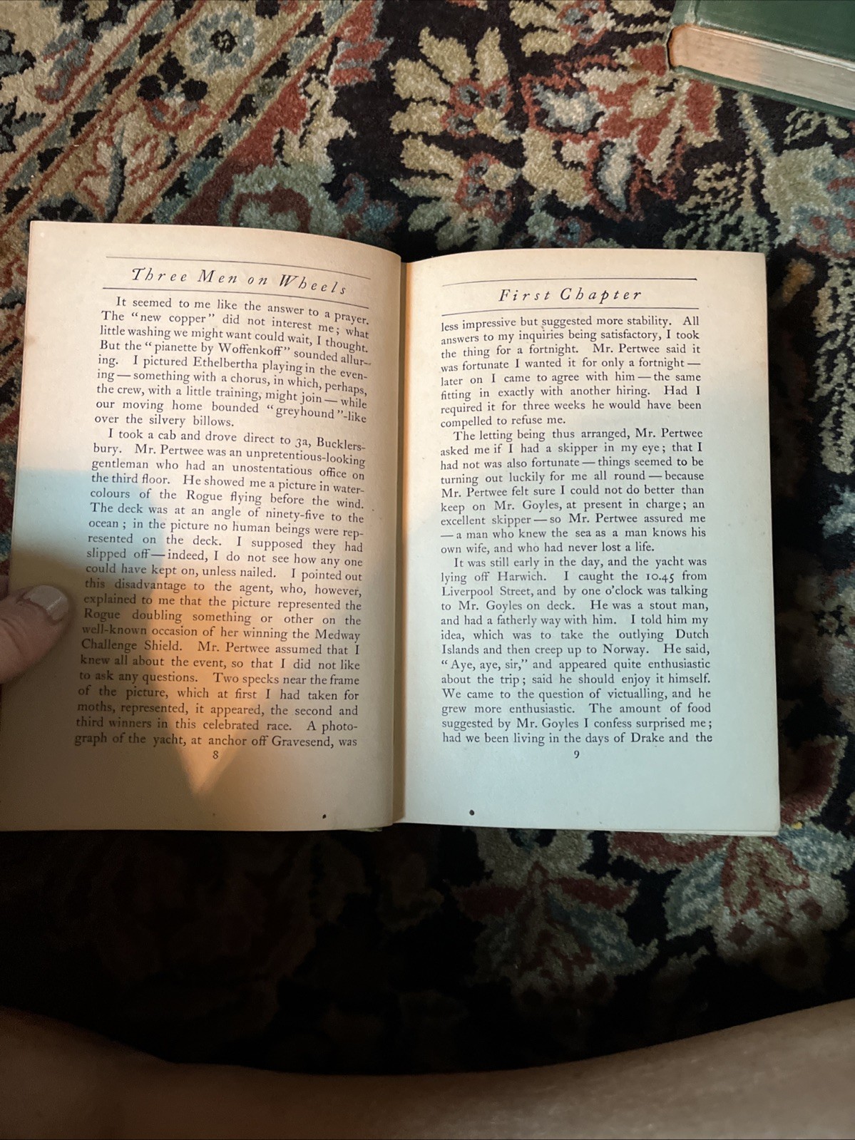Jerome K. Jerome – Three Men on Wheels. 1900 Dodd Mead & Company First Edition