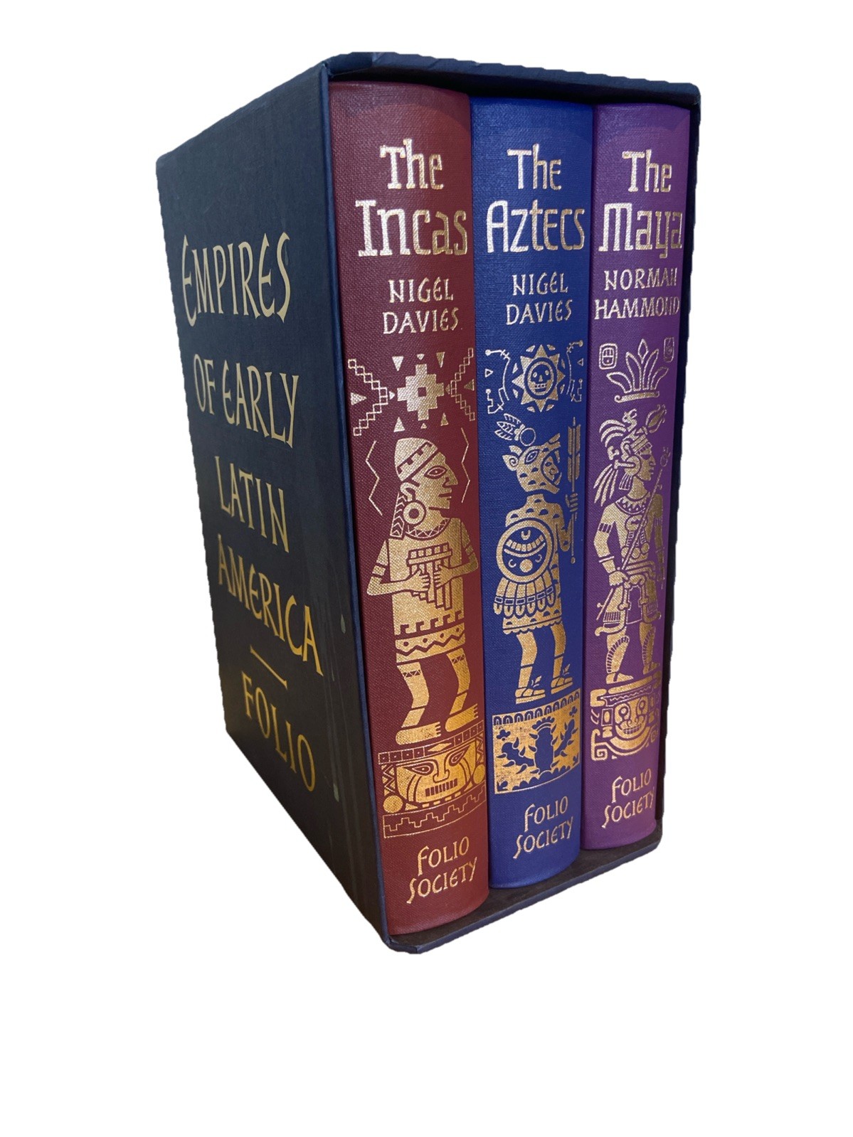 Empires of Early Latin America Folio Society 3 Vol Aztecs, Maya, Incas Slipcover