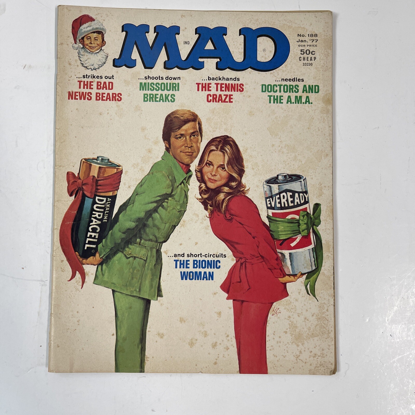Mad Magazine VINTAGE 1977 Lot of 4 No. 188 189 191 193