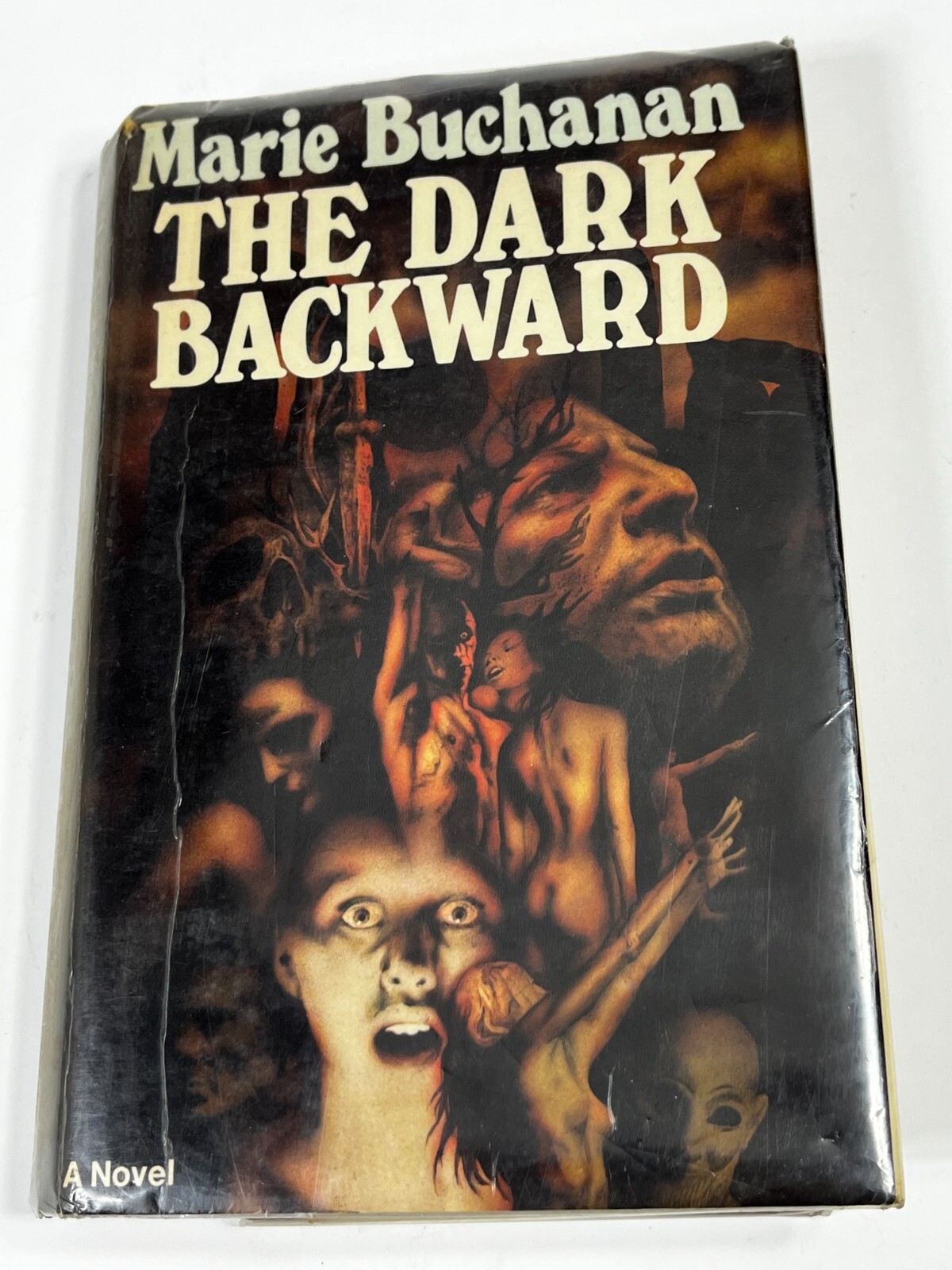 Vintage Pulp Horror Supernatural Occult Fantasy Henge Book The Dark Backward ’75
