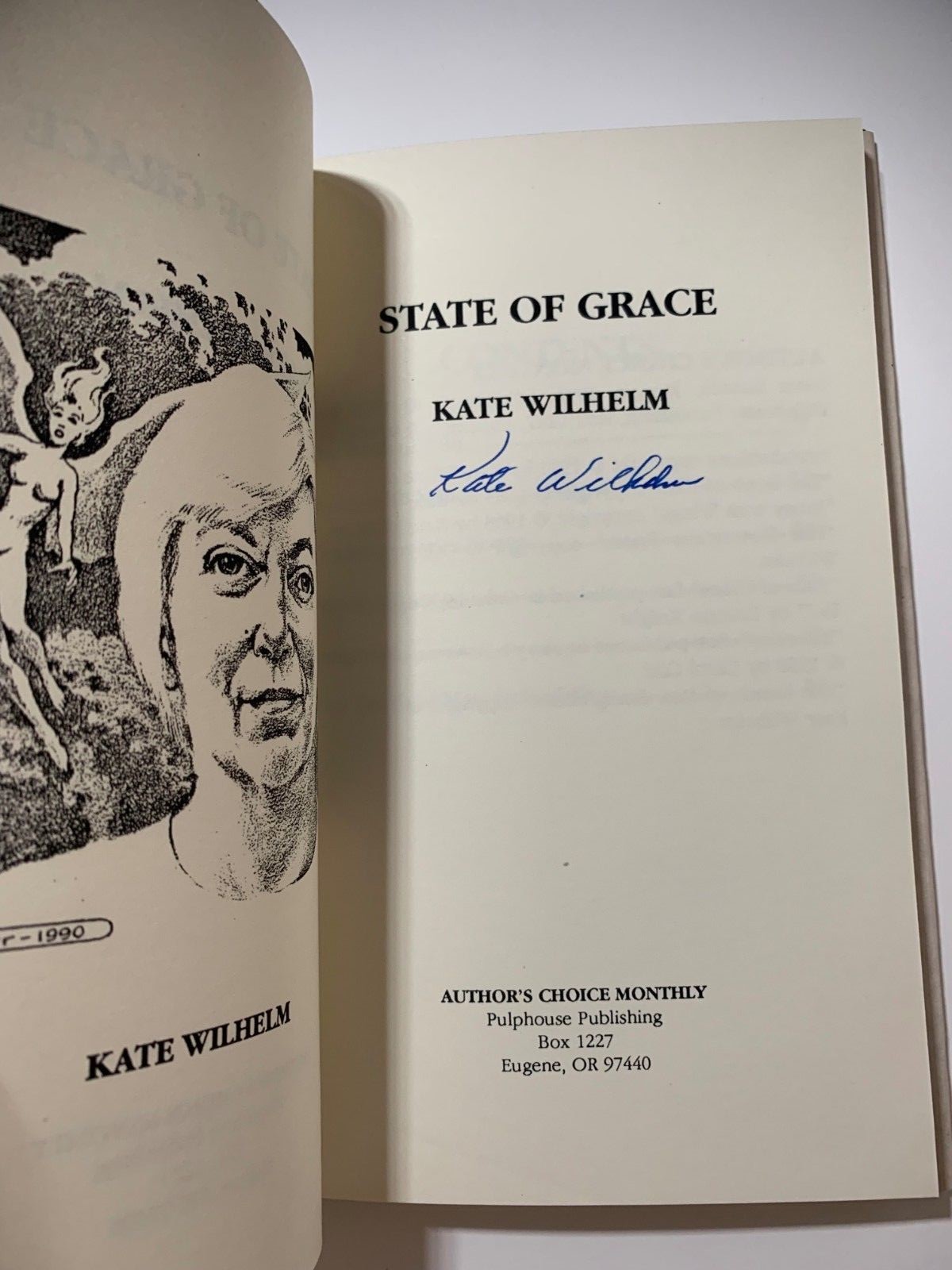 #Signed Kate Wilhelm | Author’s Choice Monthly 16: State of Grace 1st, HB, ltd.
