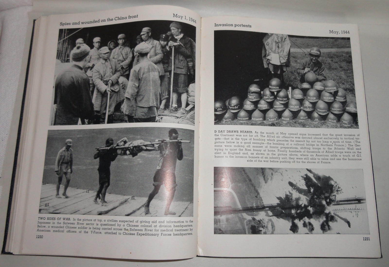 Pictorial History of the 2nd World War ~ 1-4 Volumes ~ WWII ~ co 1944