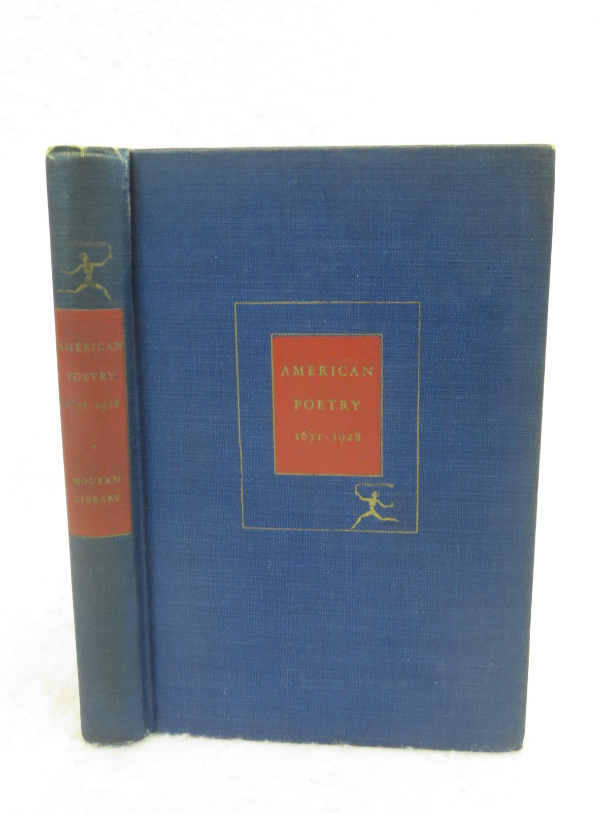AMERICAN POETRY 1671-1928 A COMPREHENSIVE ANTHOLOGY Modern Library c.1929 HC