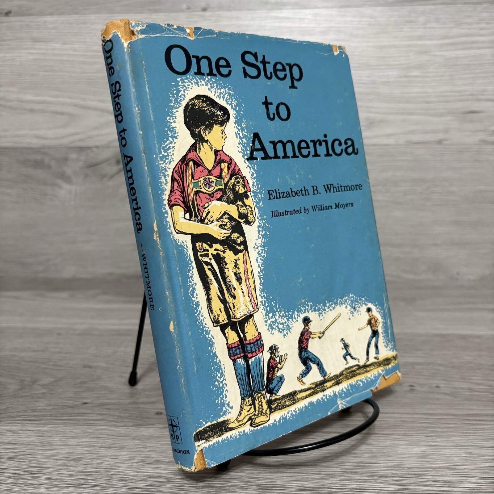One Step to America Elizabeth B Whitmore 1958 1st Ed William Moyers HCDJ Book