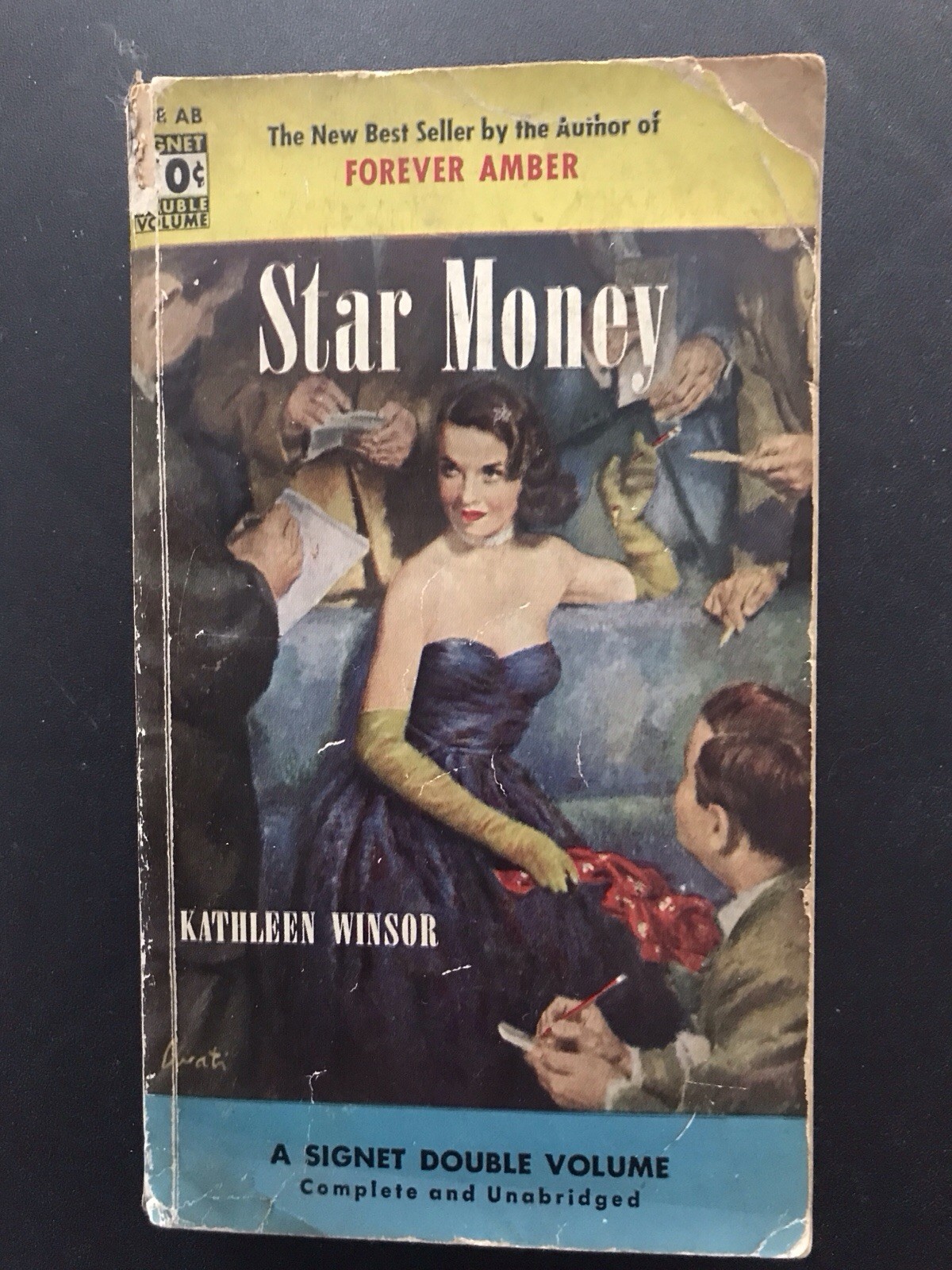 Star Money by Kathleen Windsor. A Signet Double Volume. Vintage P/B. 2nd, 1952