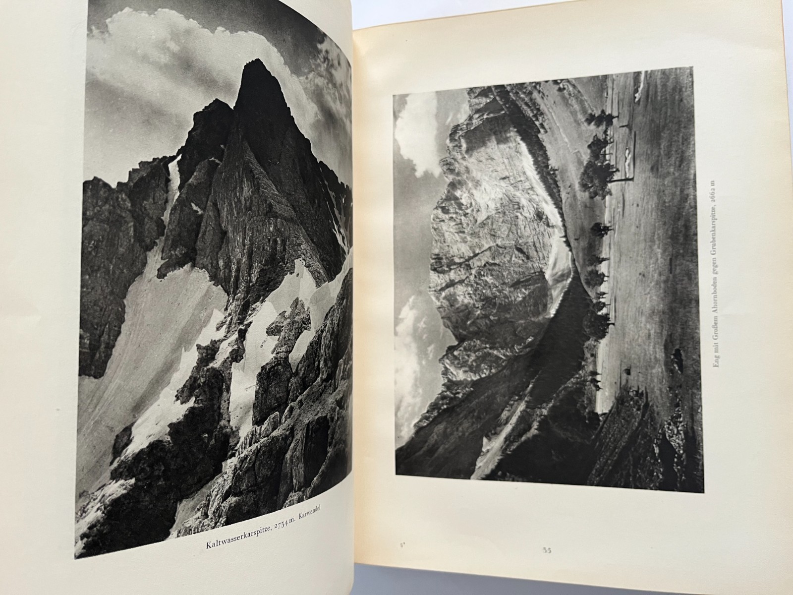 1926 THE ALPS Die Alpen Alpine Photography Hans Schmithals, German Wasmuth