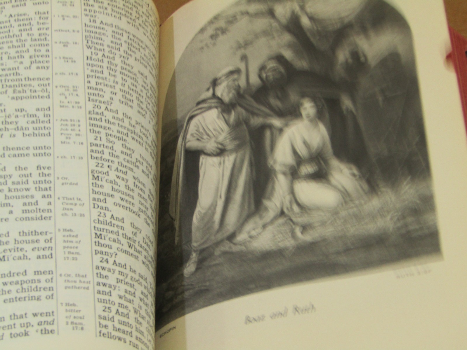 Holy Bible Concordance Reference Edition Red Letter Sears Roebuck 1944