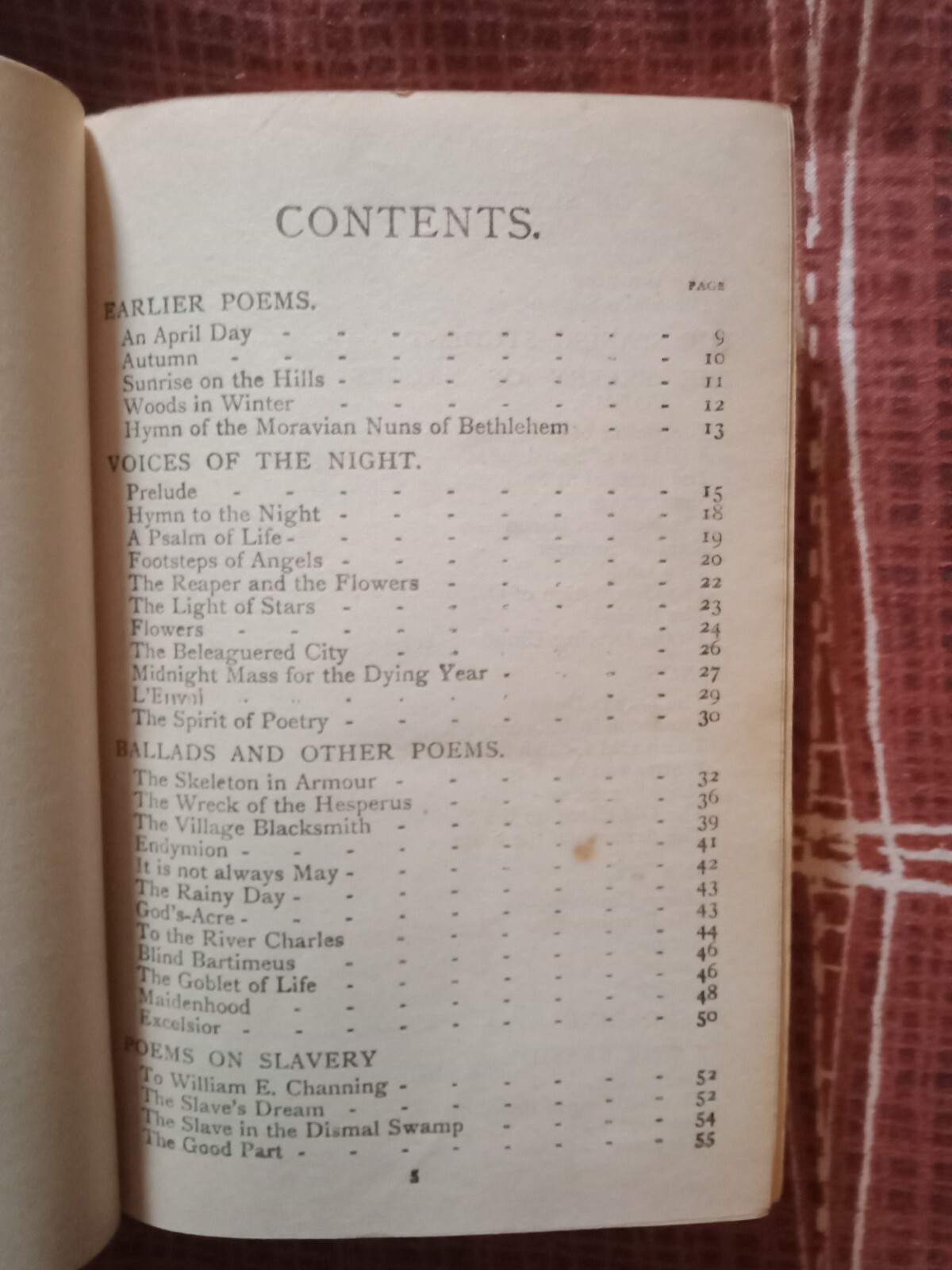 Longfellows Poems Poetical Works Illustrated Leather Vintage Pocket Book