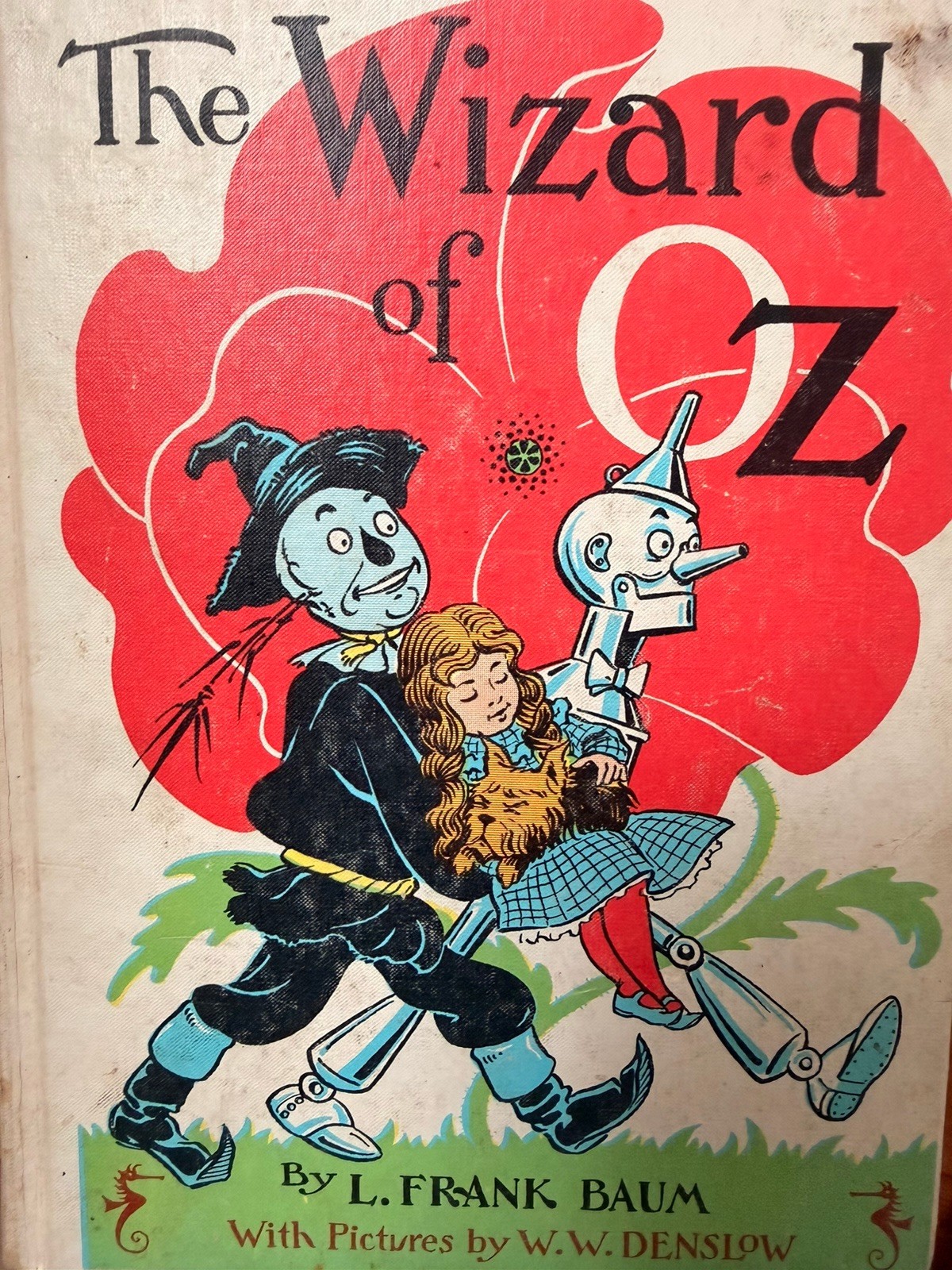 L. Frank Baum The Wizard of Oz Illustrated Hardcover Book by W. W. Denslow