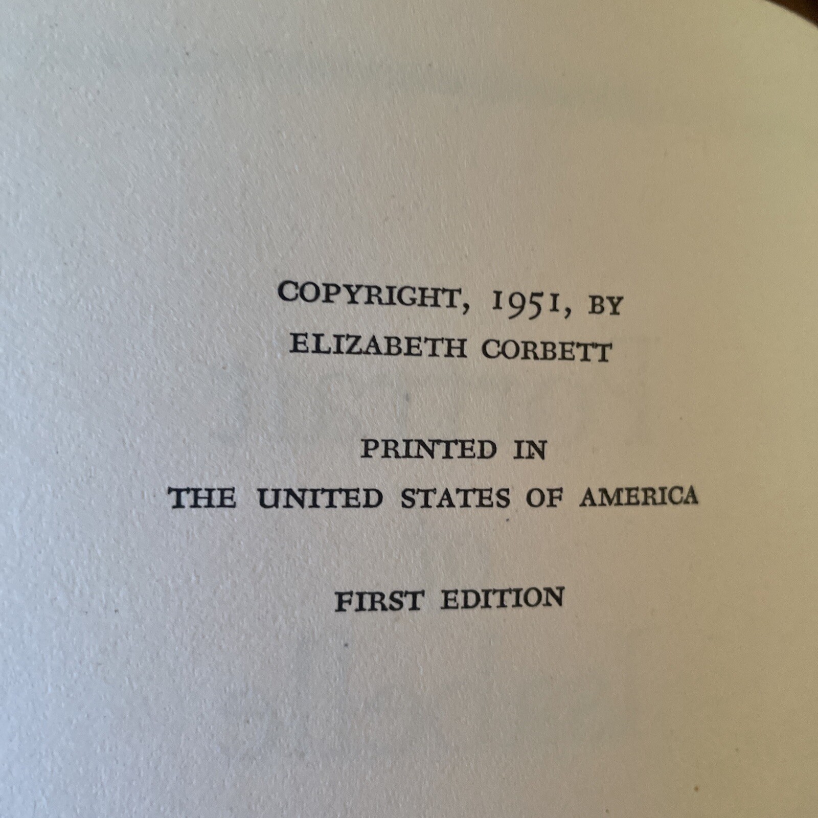 PORTRAIT OF ISABELLE BY ELIZABETH CORBETT 1951 FIRST EDITION HARDCOVR
