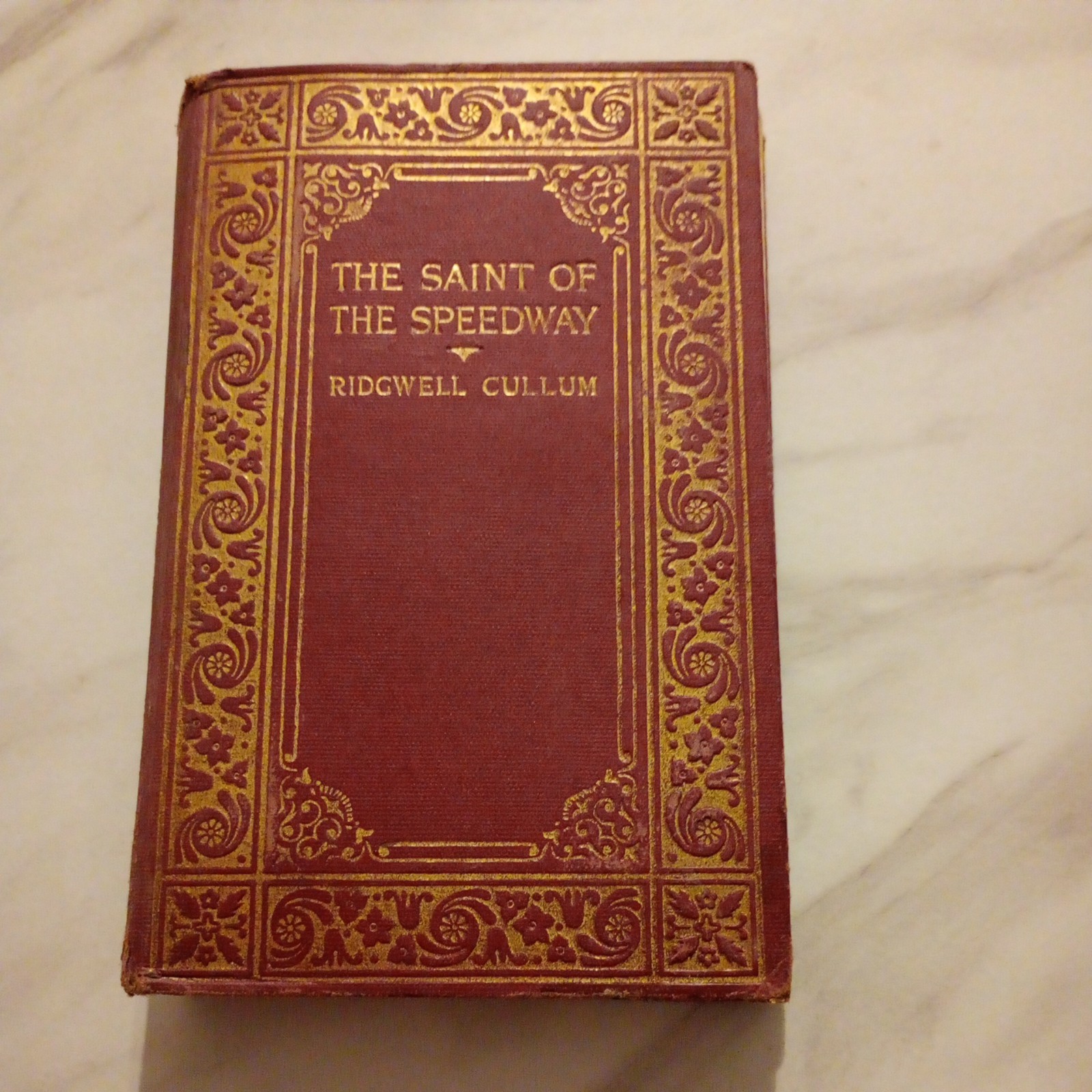 The Saint Of The Speedway Cullum Ridgwell 1925 Publisher Cecil Palmer hardback